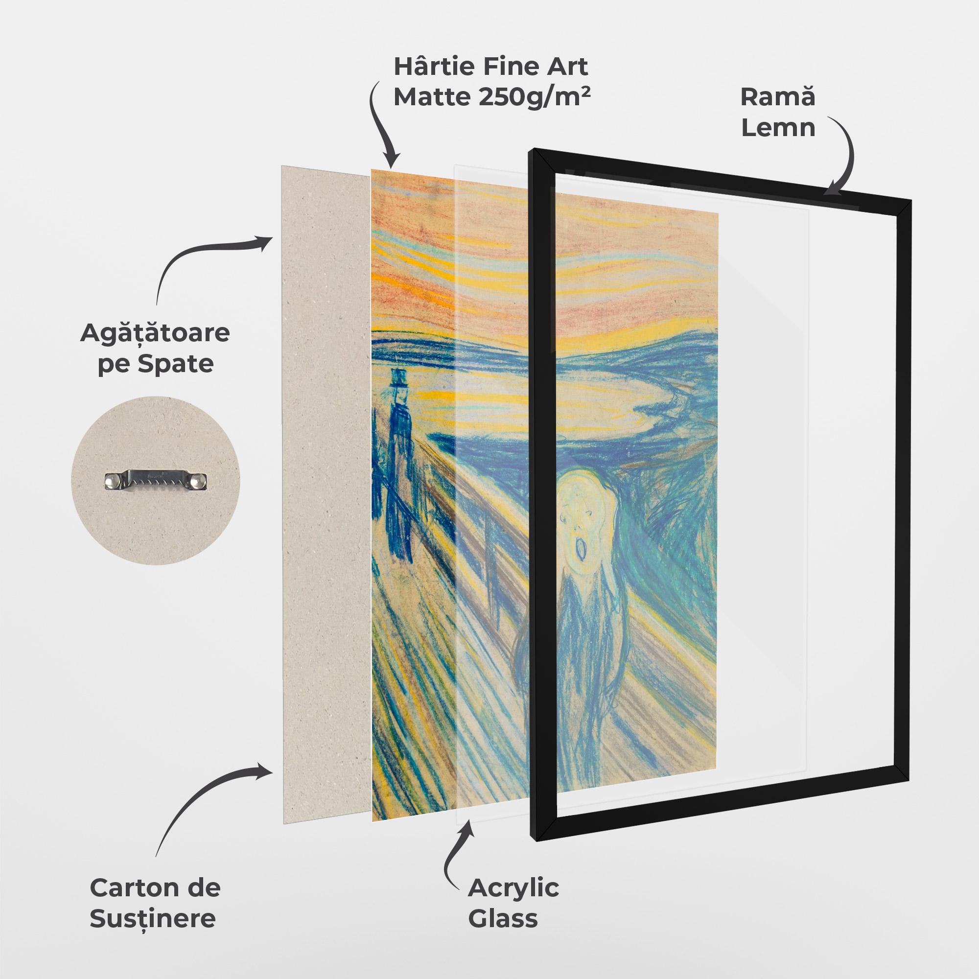 Poster Înrămat Skrik_1893 mockup 1