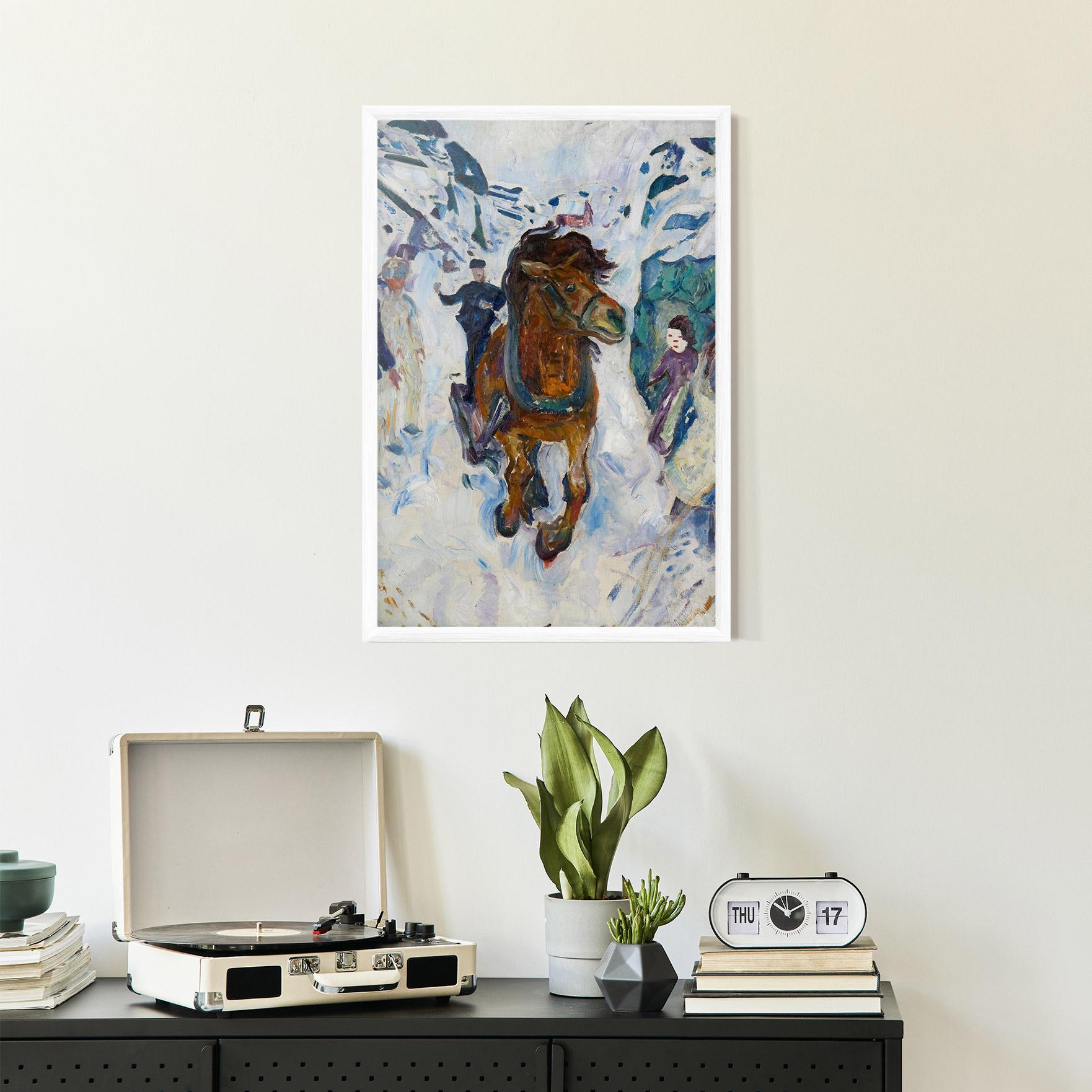 Poster Înrămat Galloping Horse mockup 2