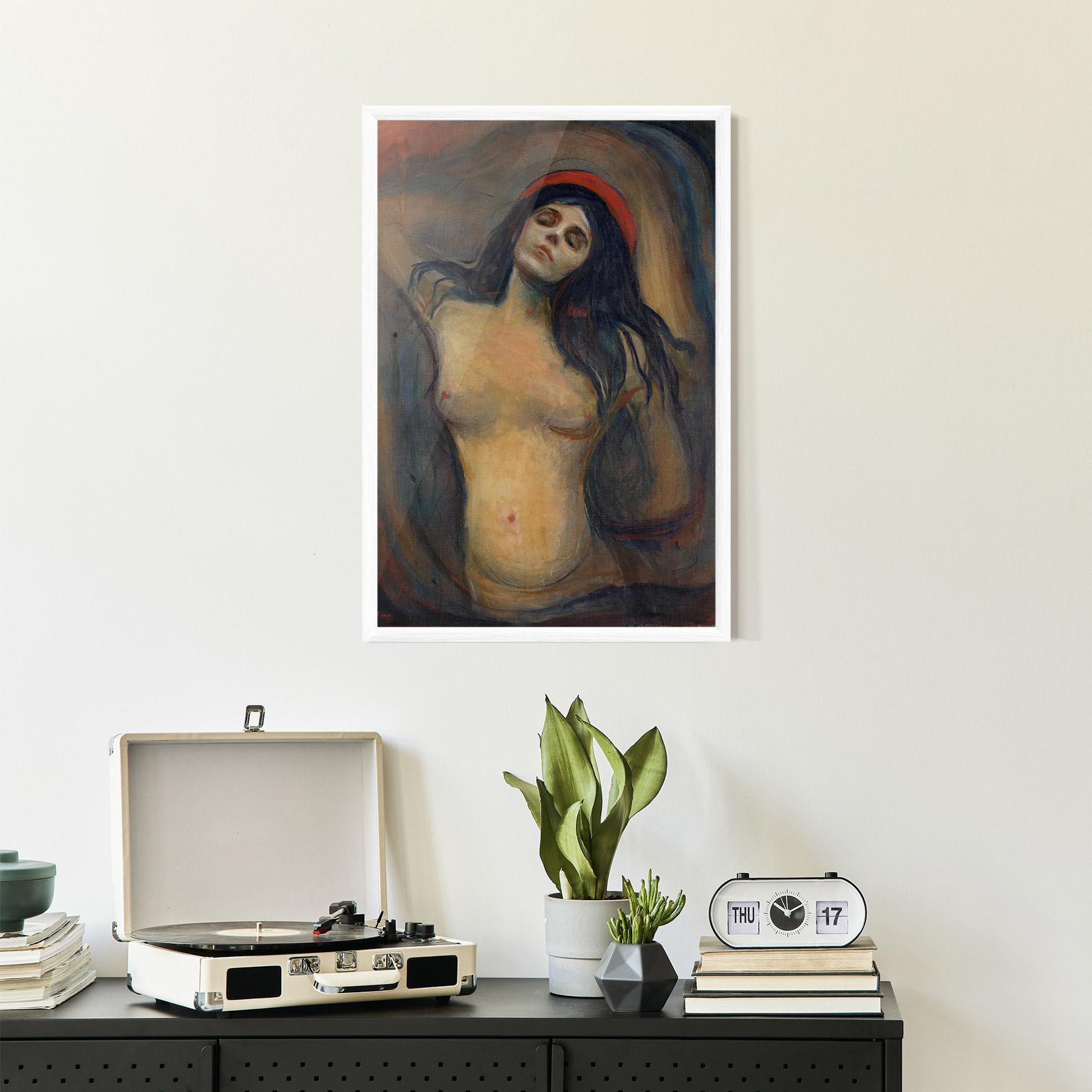 Poster Înrămat Madonna Oil Painting mockup 2