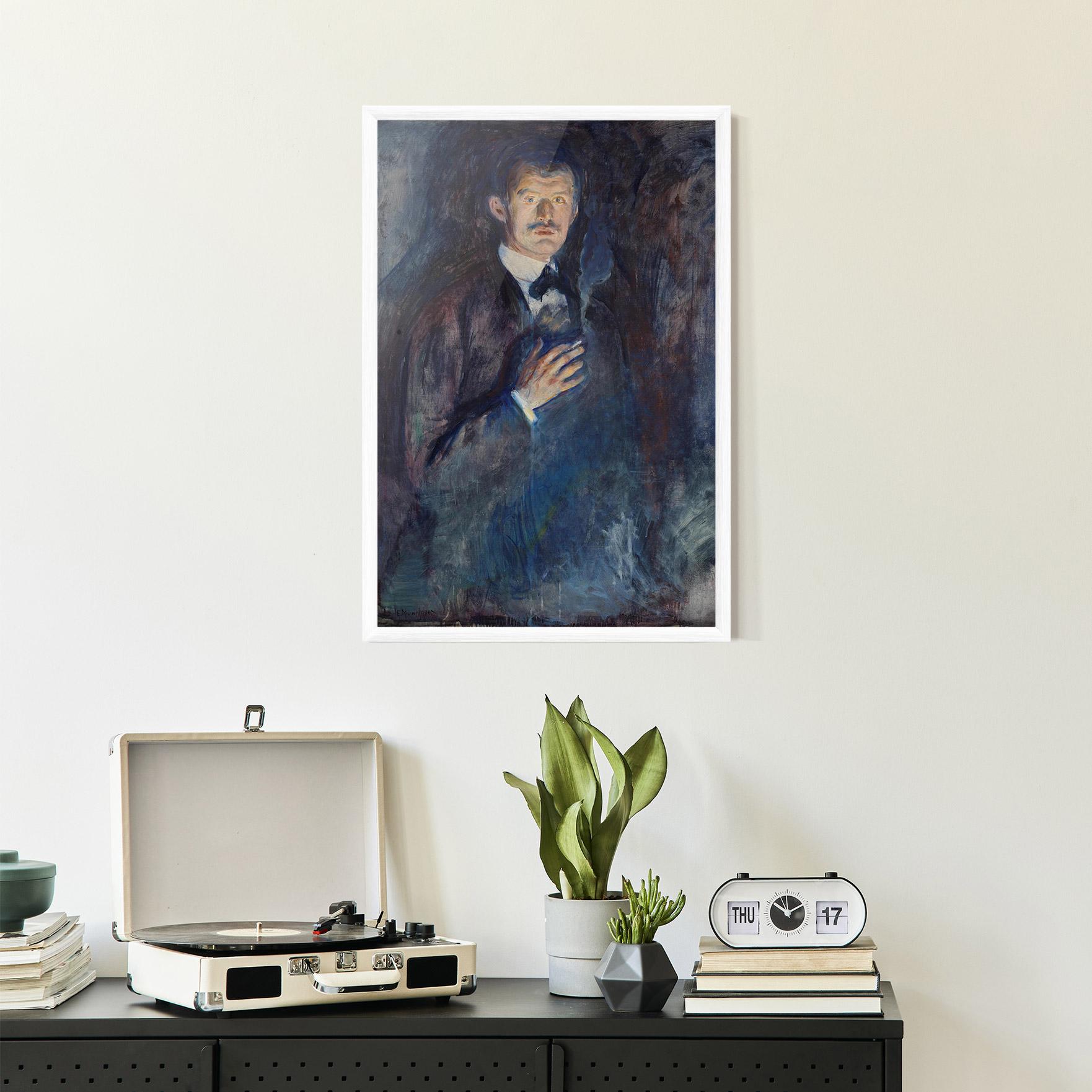 Poster Înrămat Self Burning Cigarette mockup 2