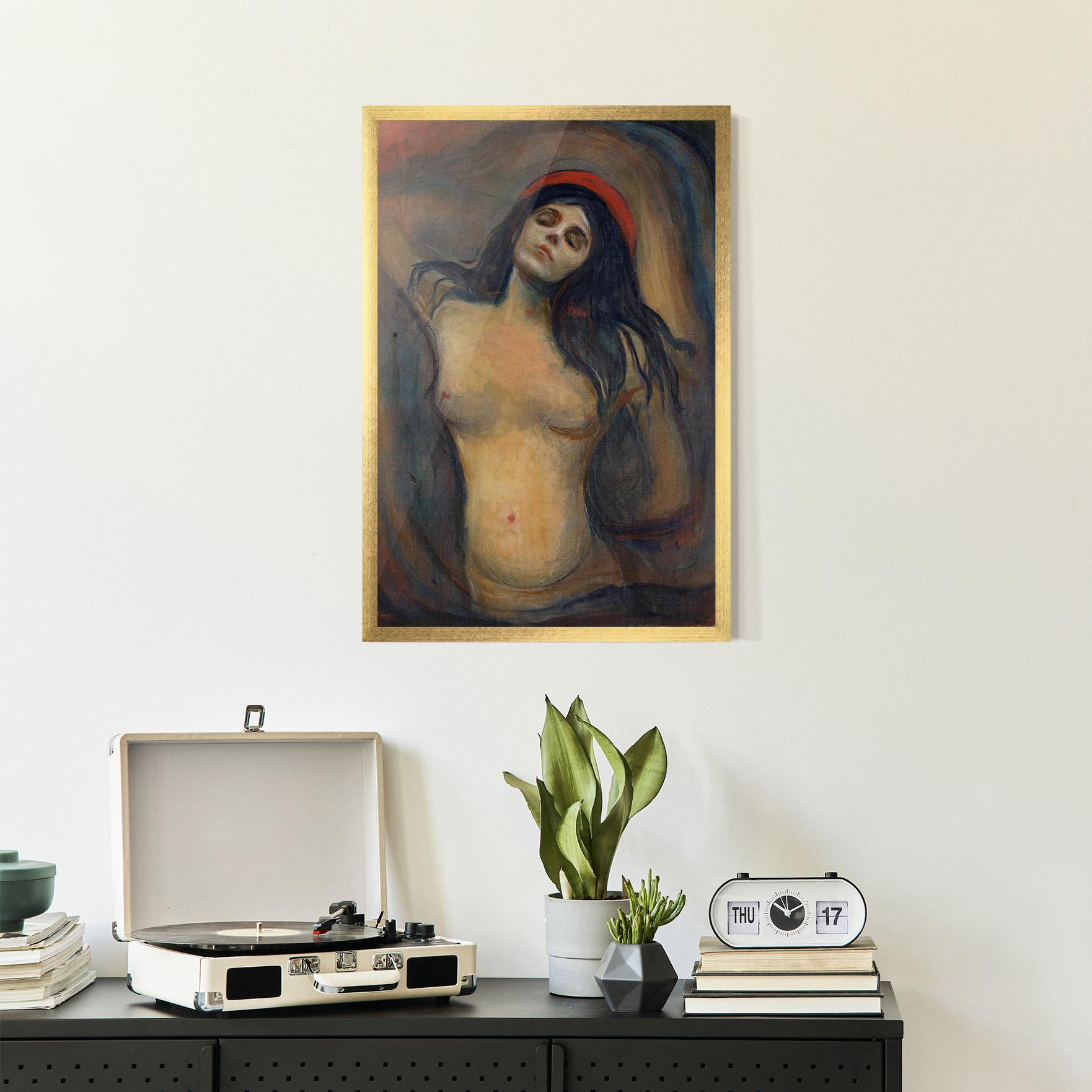 Poster Înrămat Madonna Oil Painting mockup 2