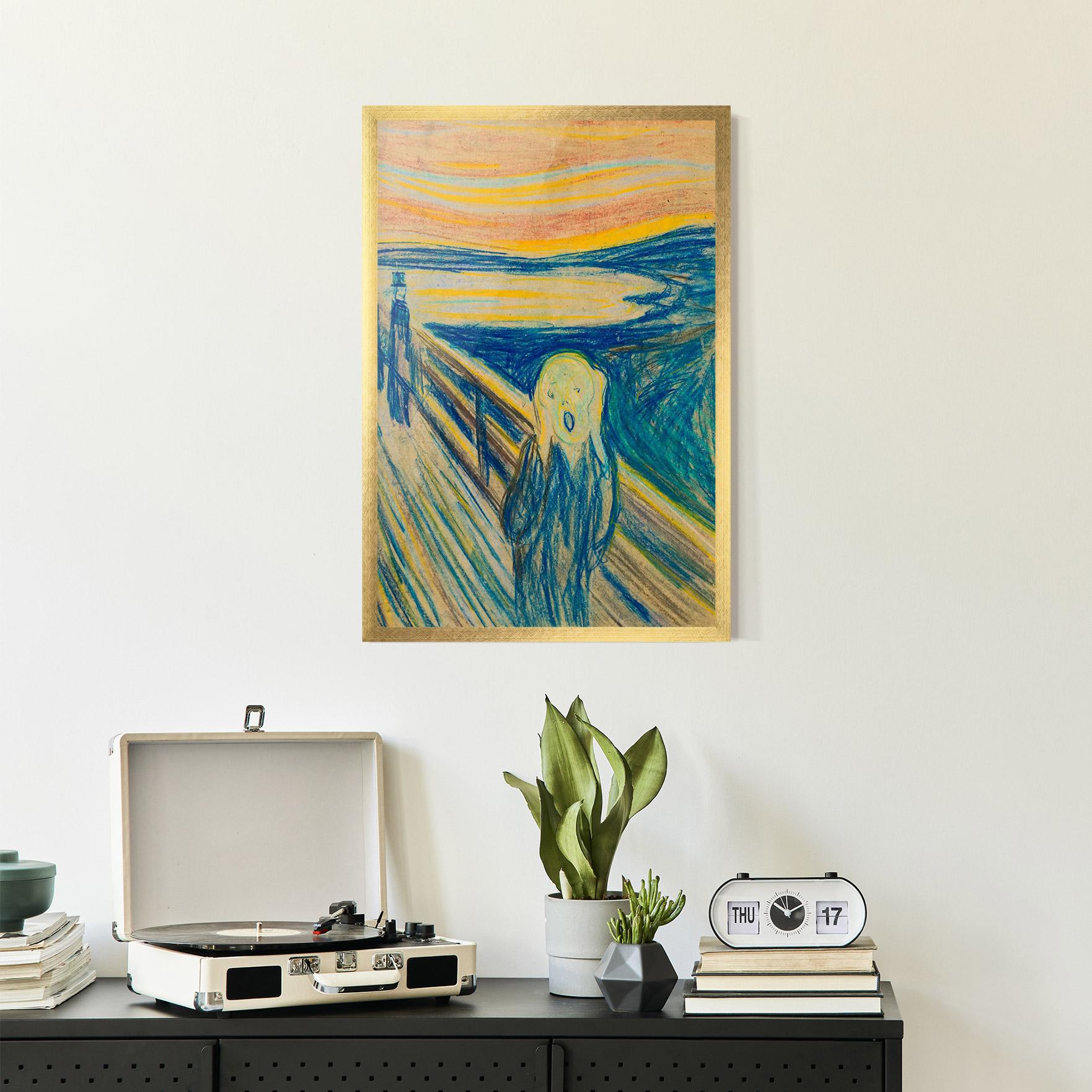 Poster Înrămat Skrik_1893 mockup 2