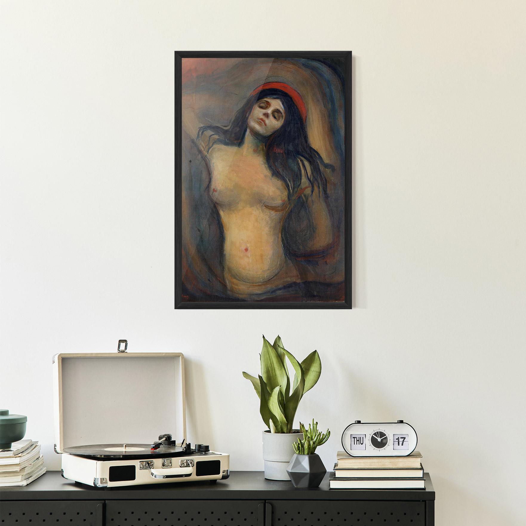 Poster Înrămat Madonna Oil Painting mockup 2