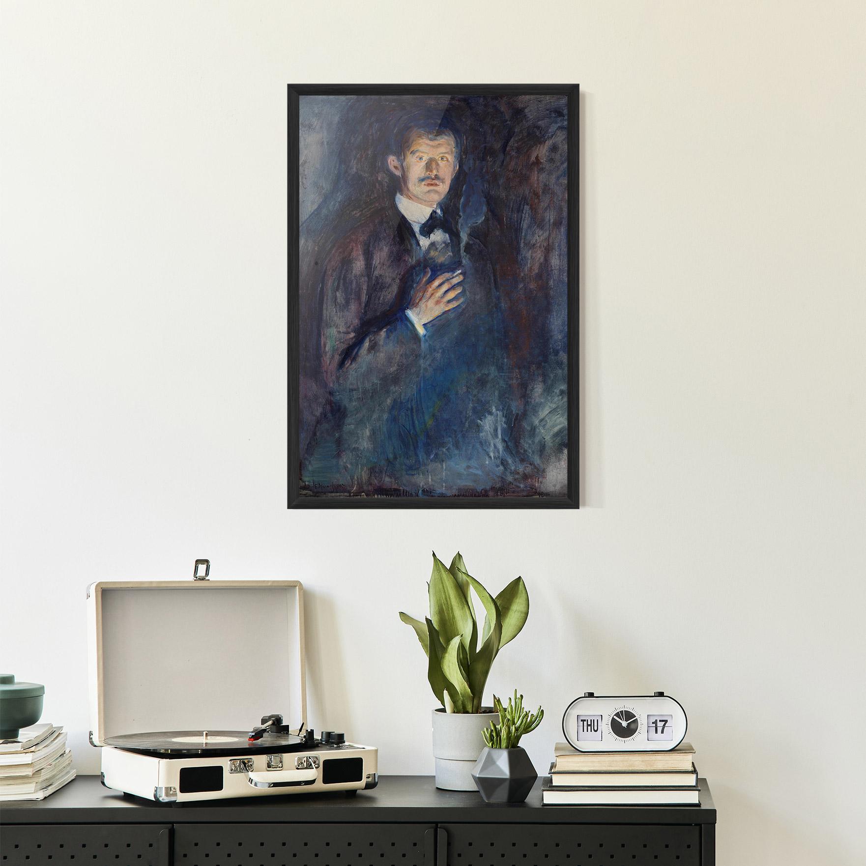 Poster Înrămat Self Burning Cigarette mockup 2