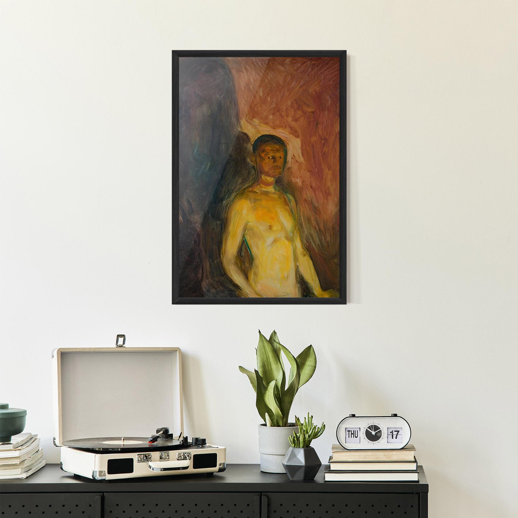 Poster Înrămat Self Portrait Hell mockup 2