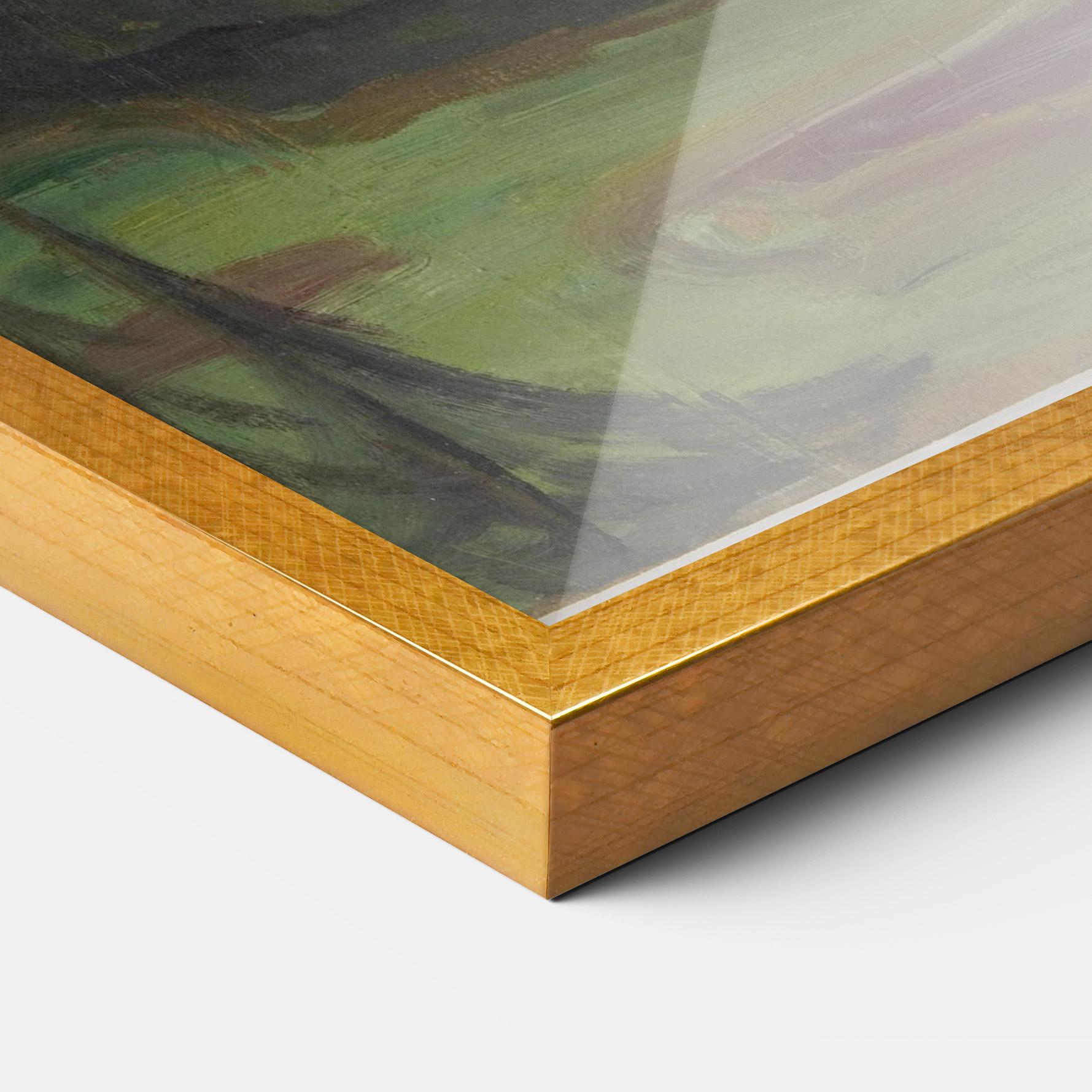 Poster Înrămat Dark Spruce Forest mockup 3