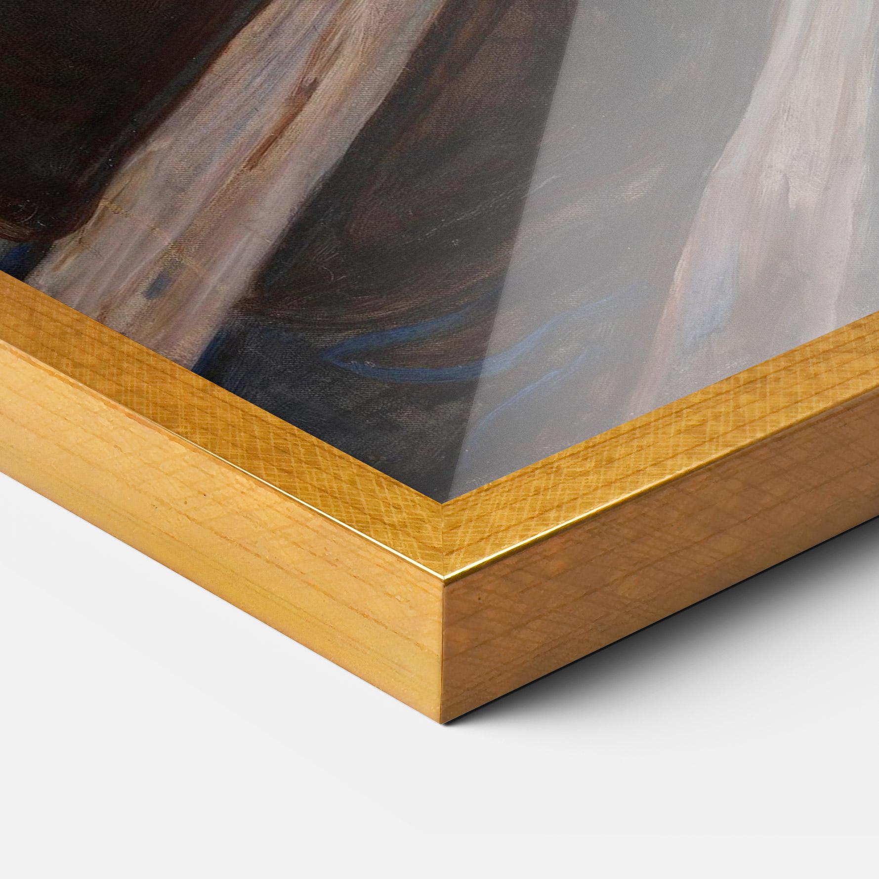 Poster Înrămat Girls On The Bridge mockup 3