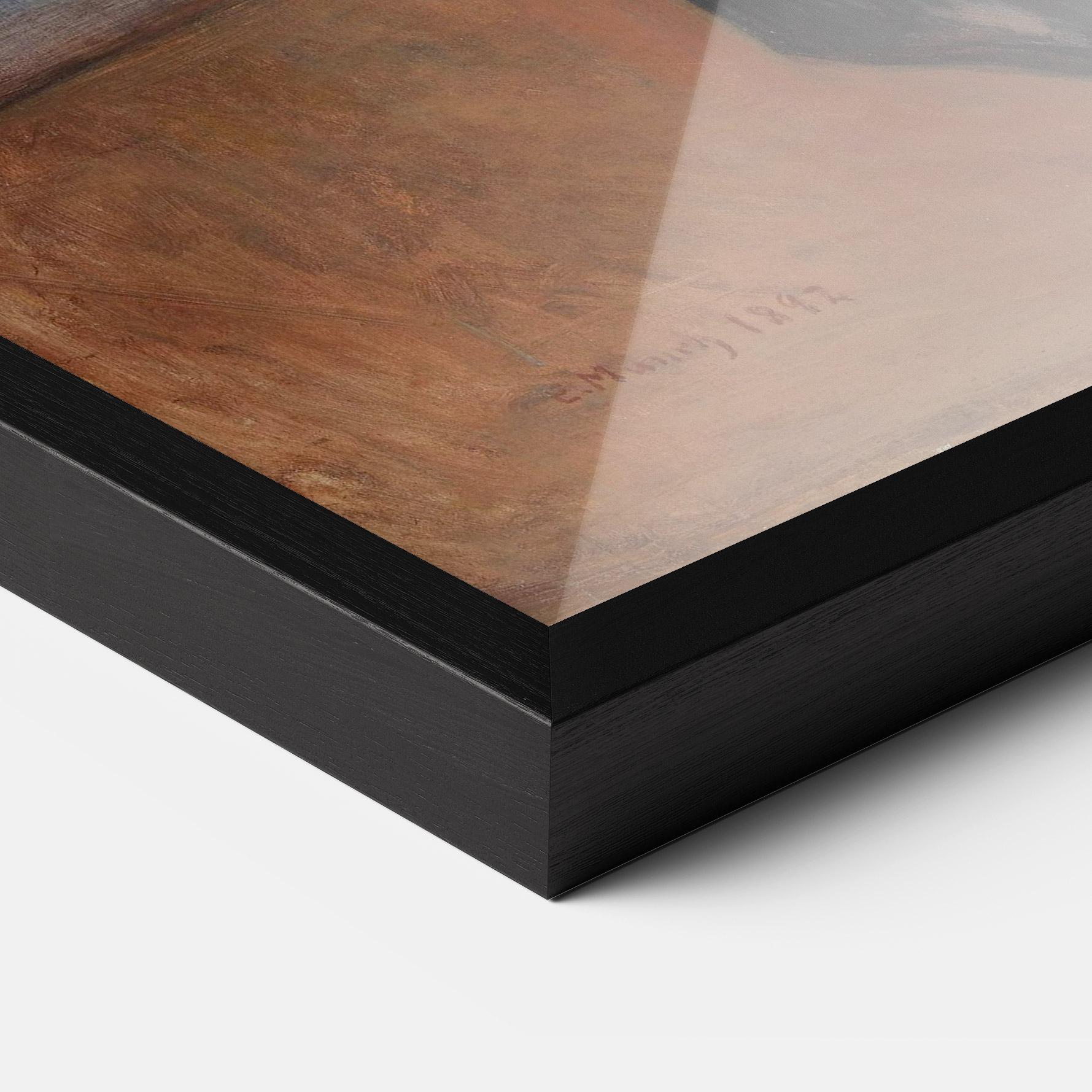 Poster Înrămat Inger In Black mockup 3