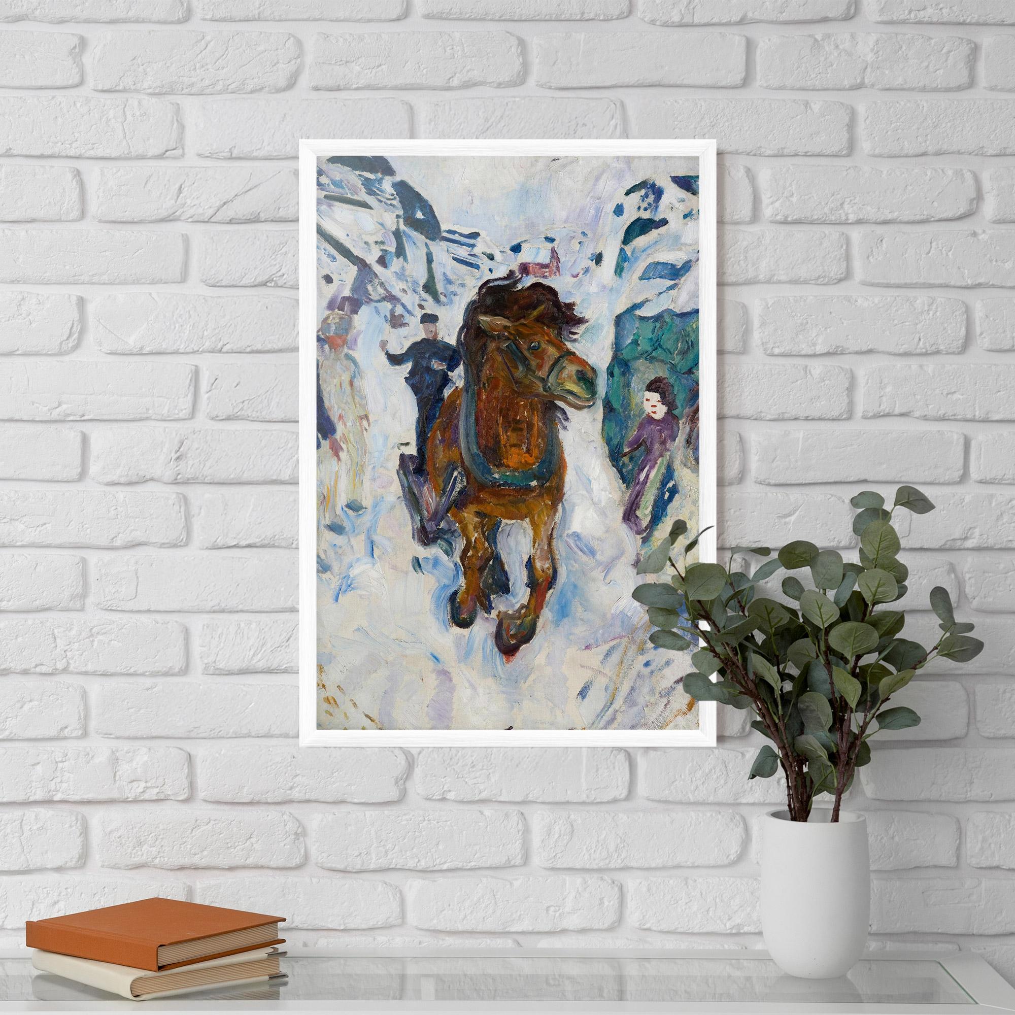 Poster Înrămat Galloping Horse mockup 5