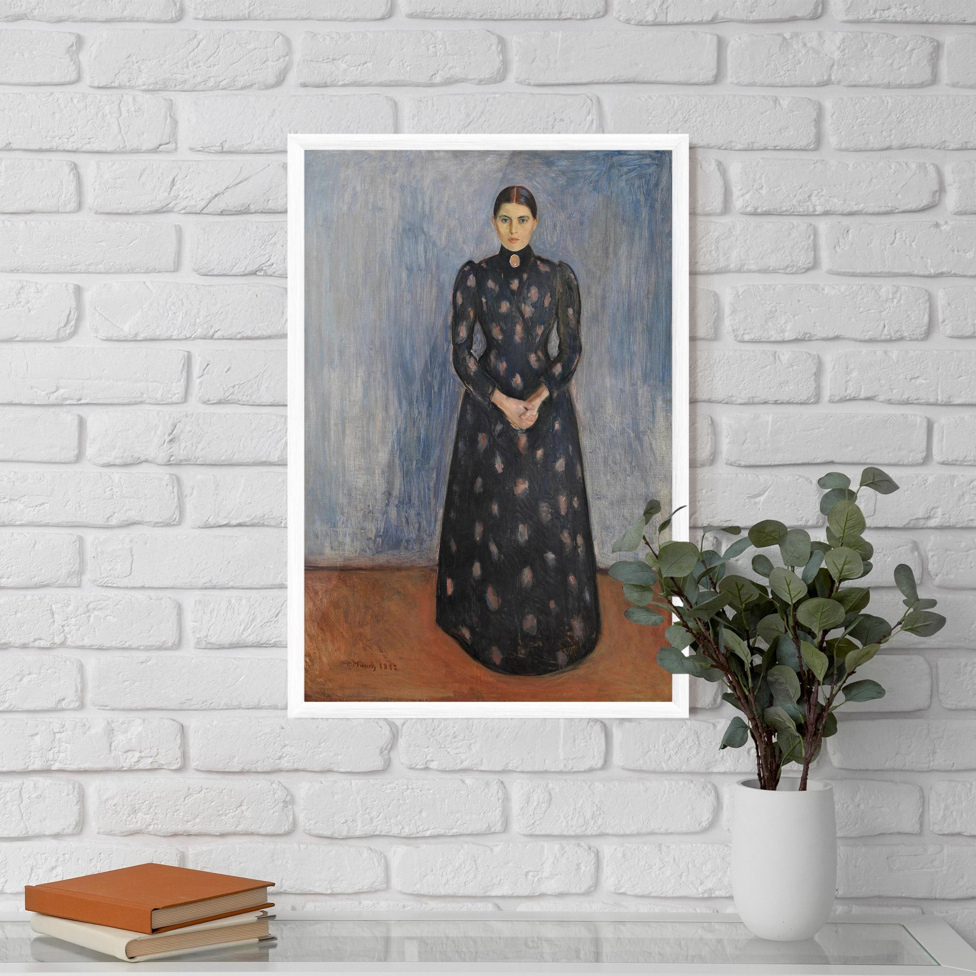 Poster Înrămat Inger In Black mockup 5