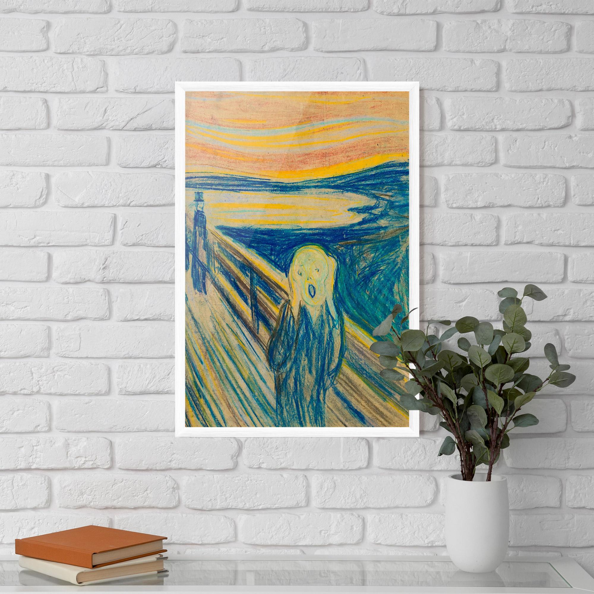 Poster Înrămat Skrik_1893 mockup 5