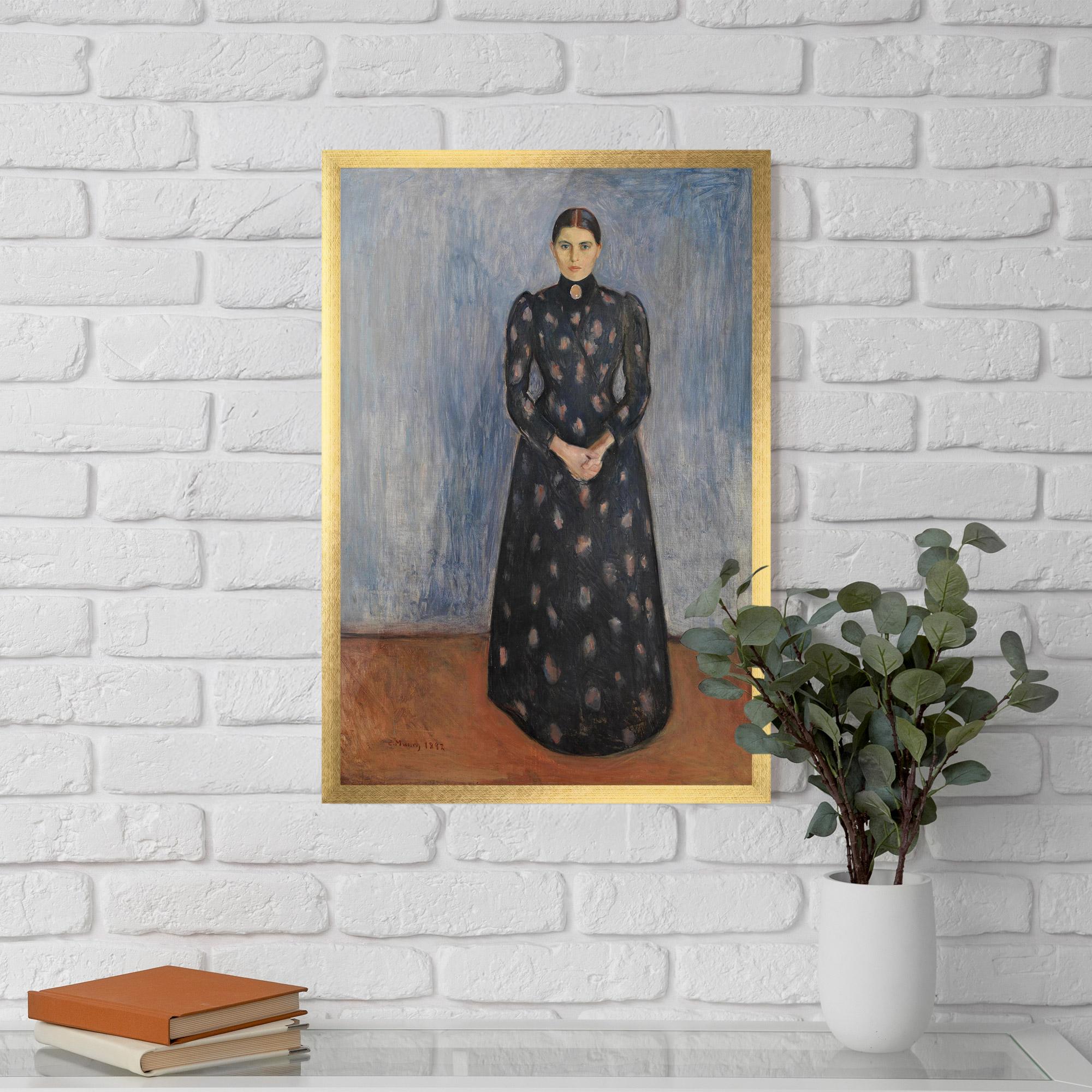 Poster Înrămat Inger In Black mockup 5