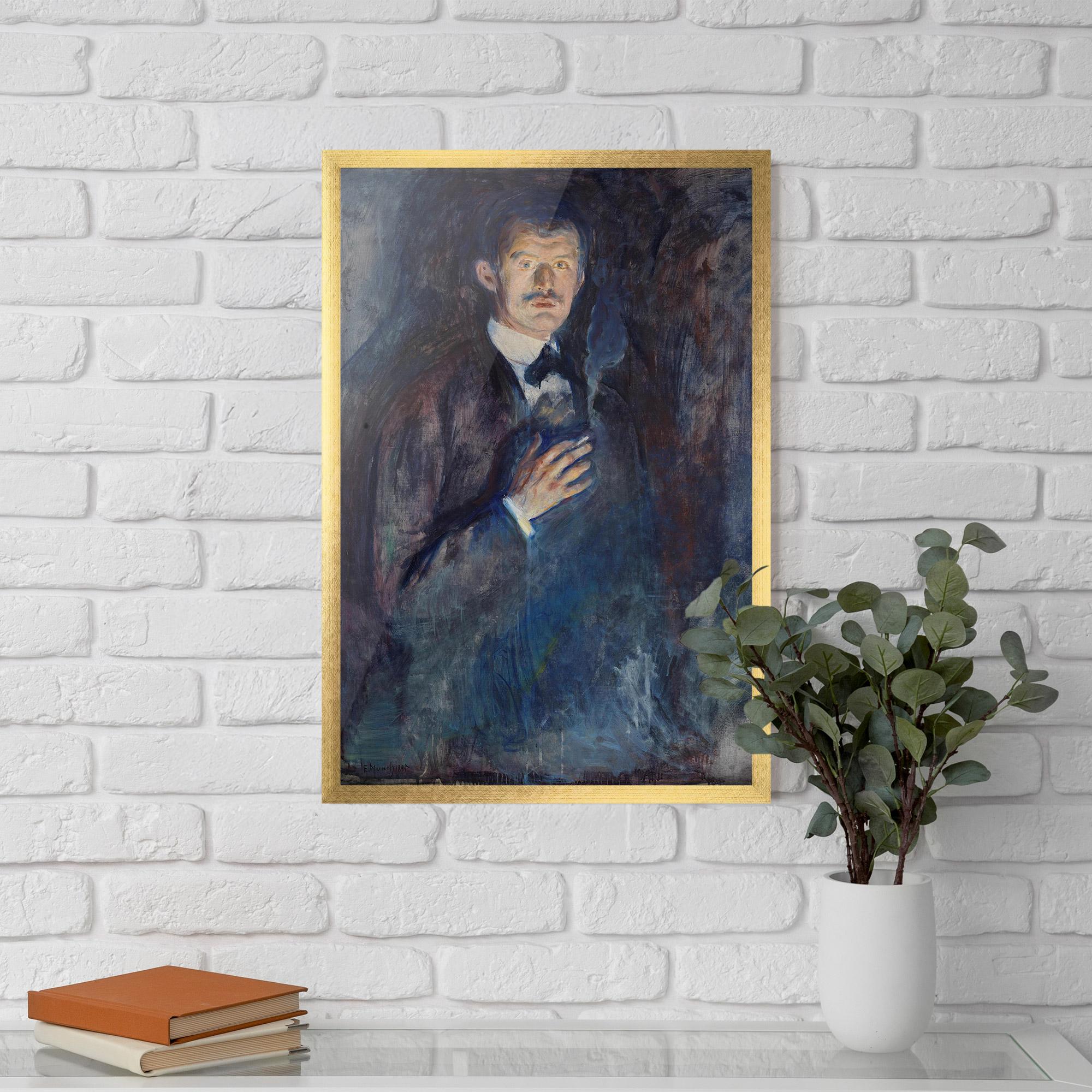 Poster Înrămat Self Burning Cigarette mockup 5