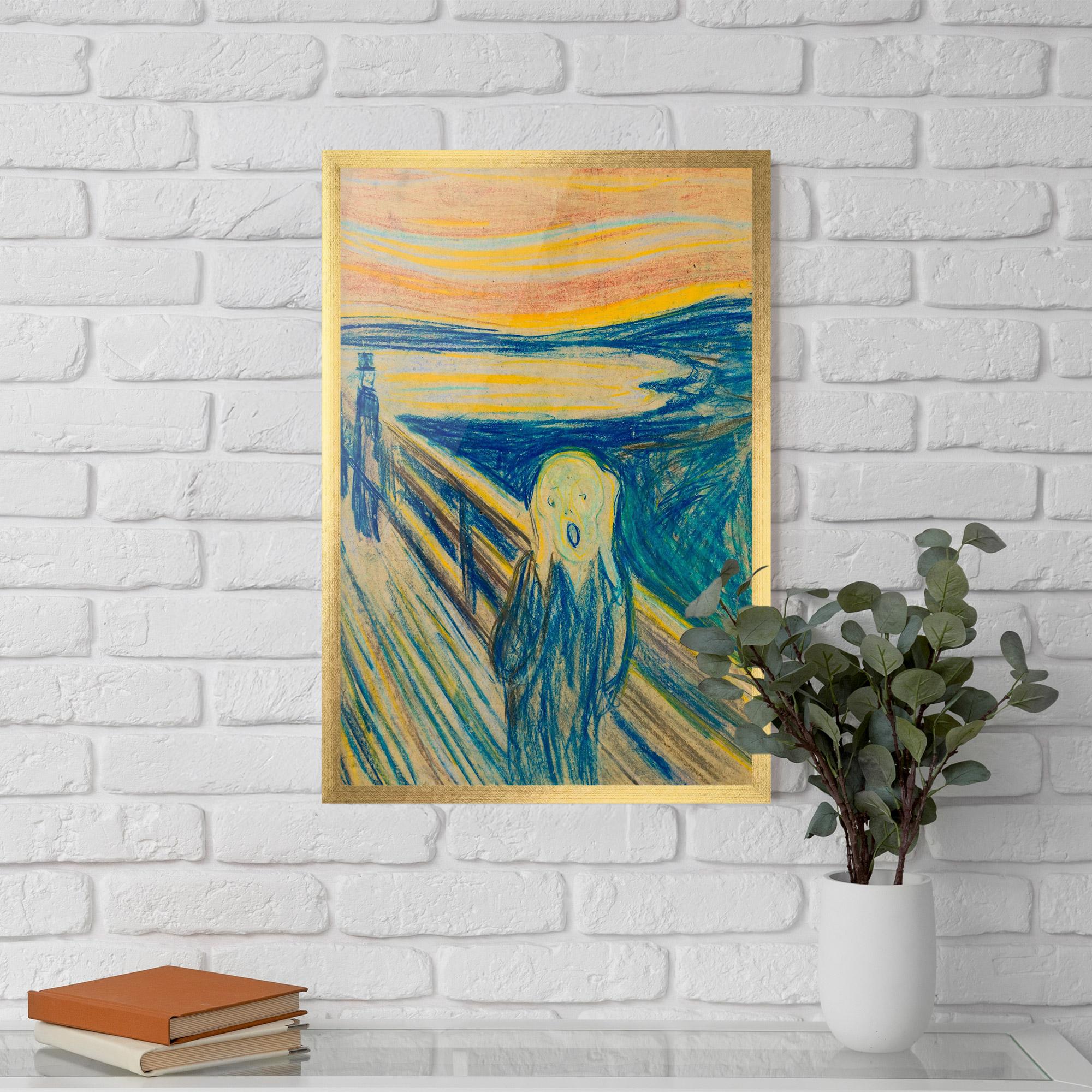 Poster Înrămat Skrik_1893 mockup 5