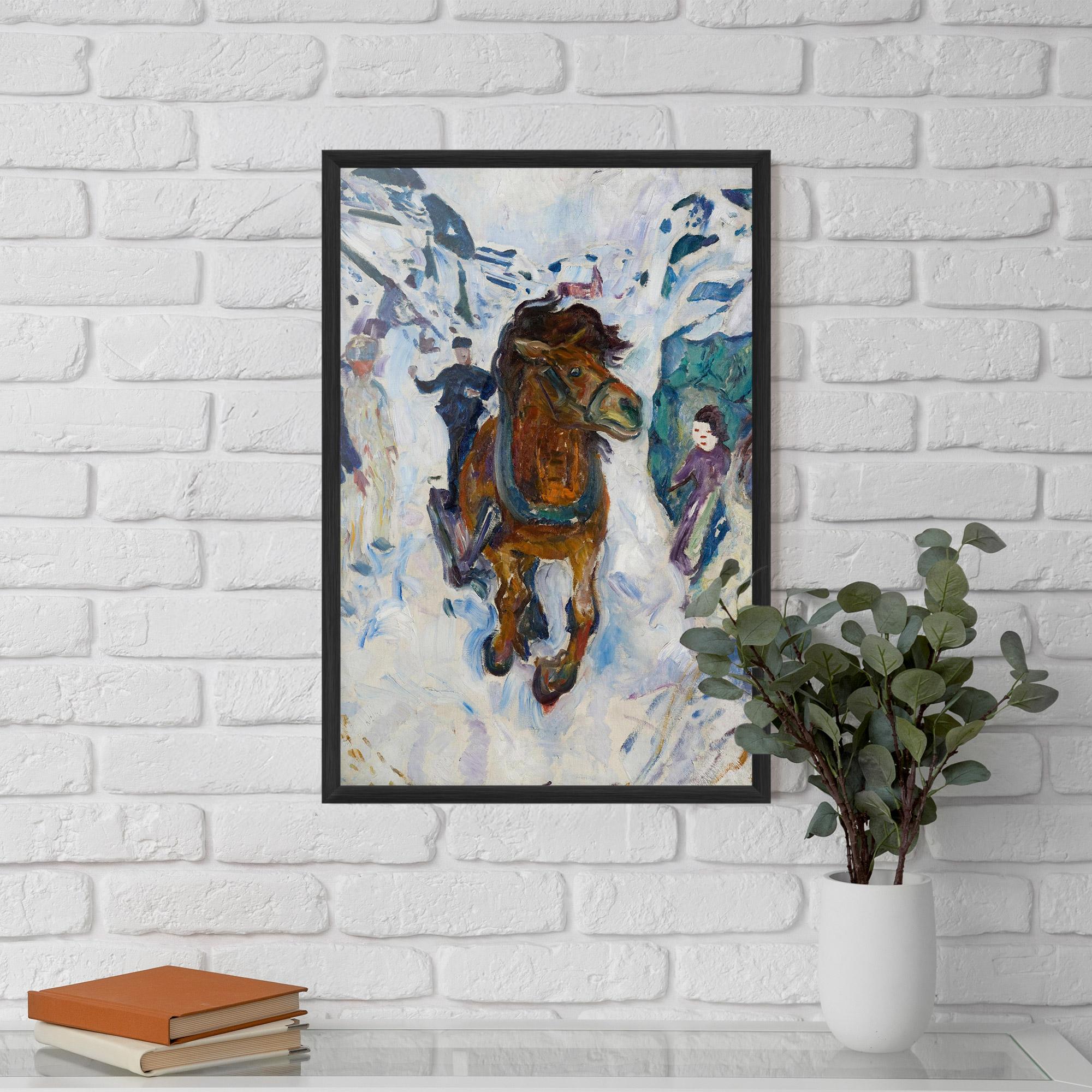 Poster Înrămat Galloping Horse mockup 5
