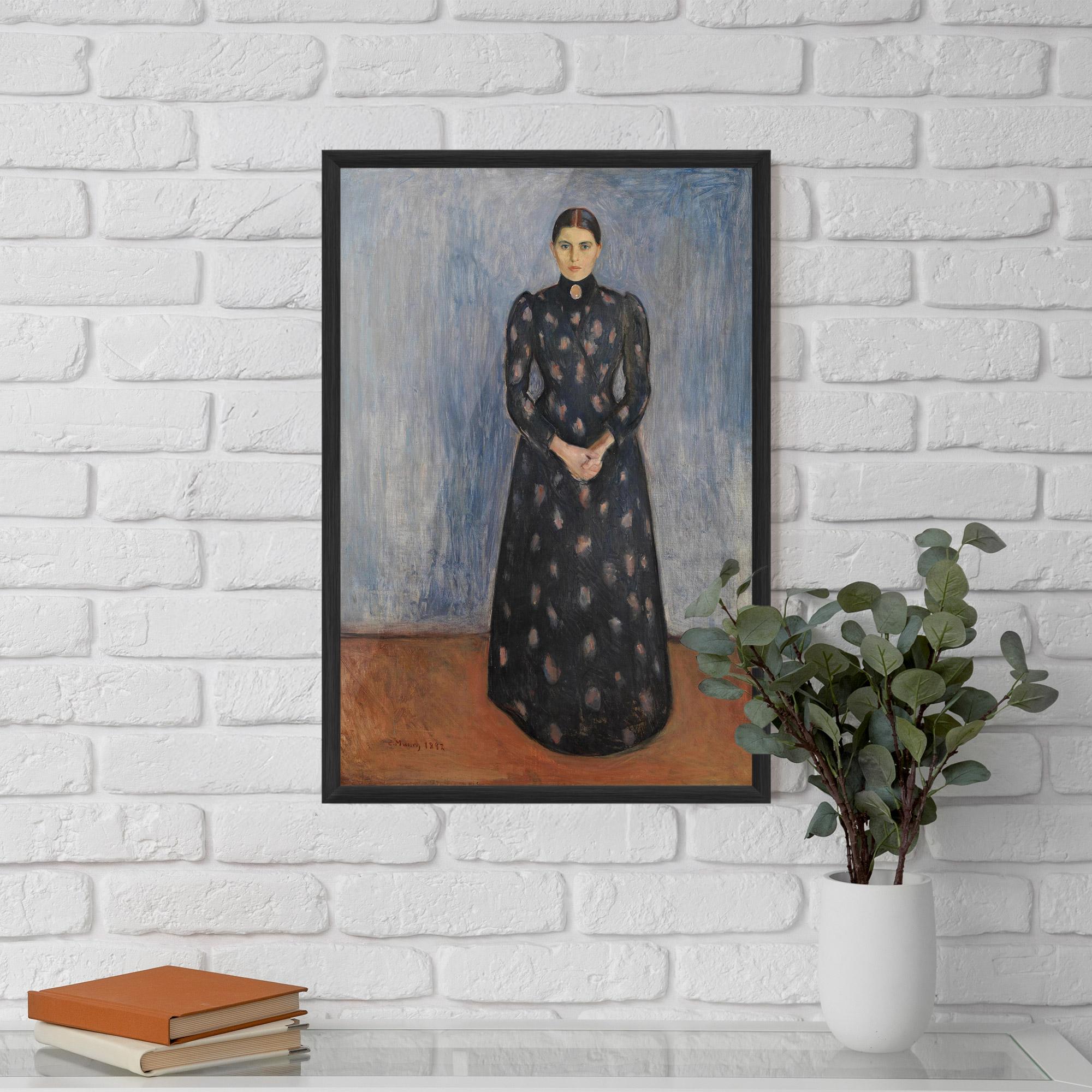 Poster Înrămat Inger In Black mockup 5