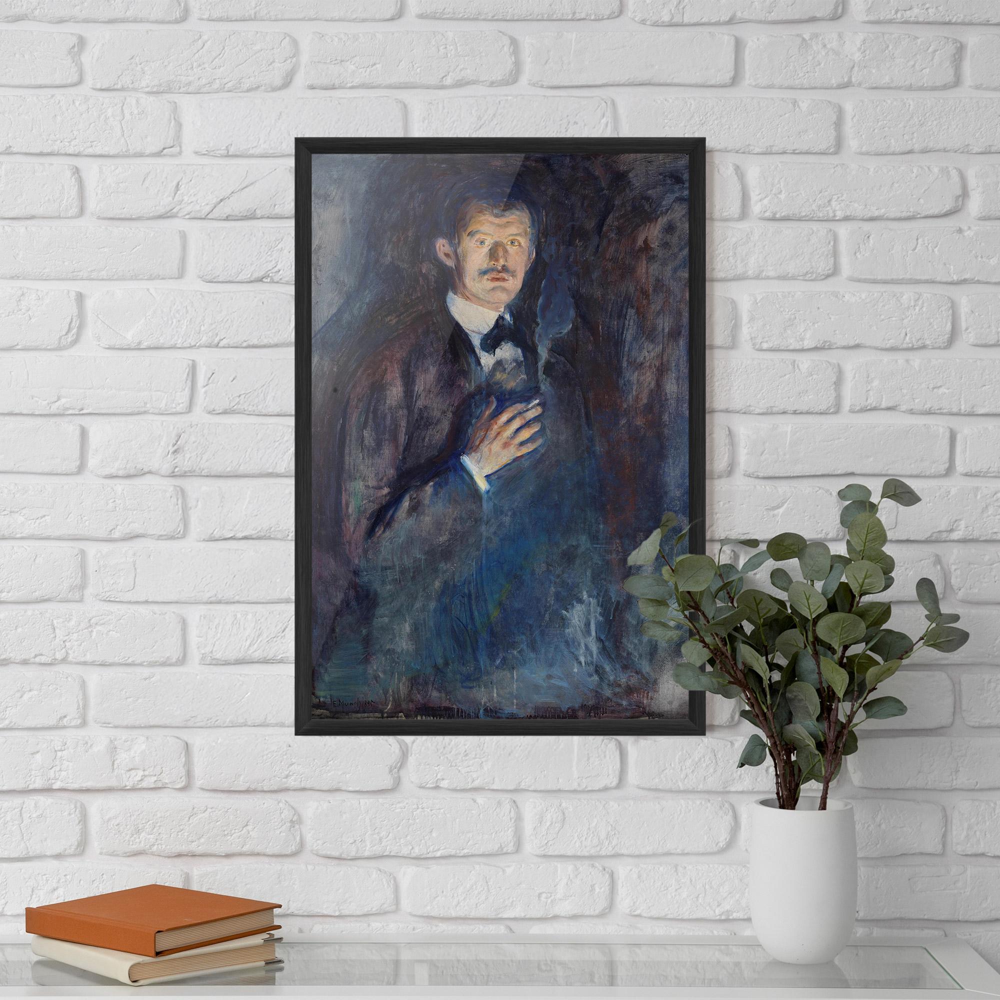 Poster Înrămat Self Burning Cigarette mockup 5