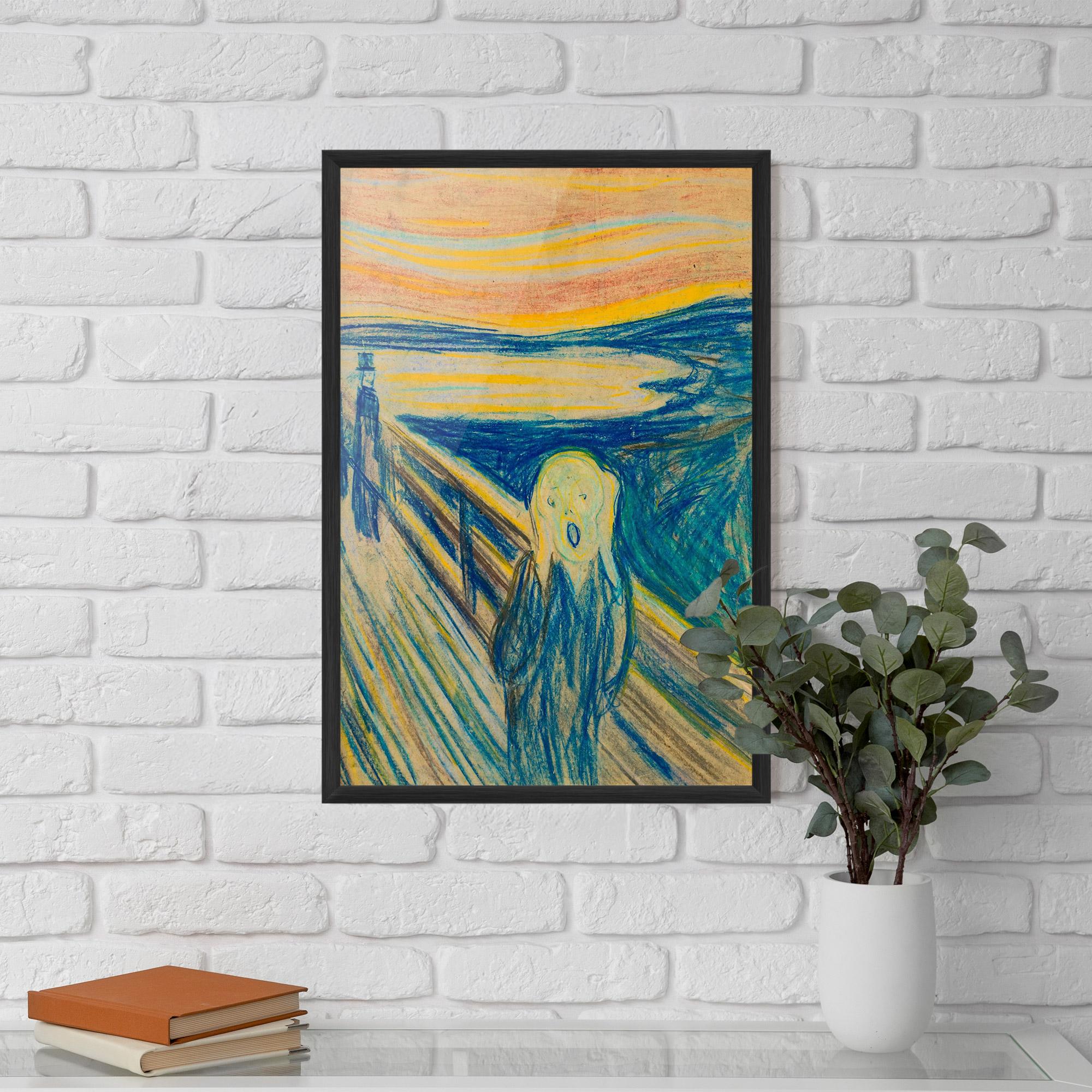 Poster Înrămat Skrik_1893 mockup 5