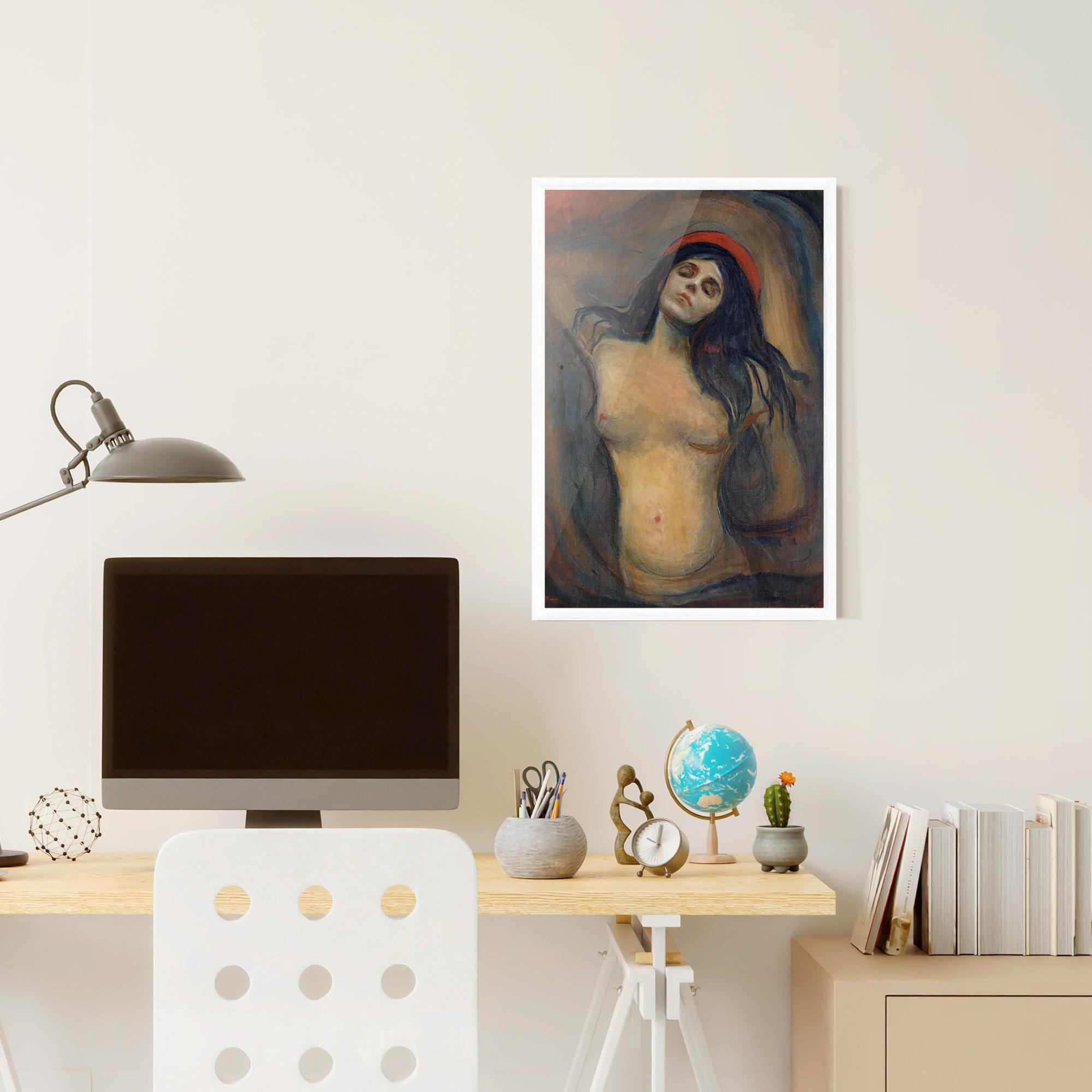 Poster Înrămat Madonna Oil Painting mockup 6