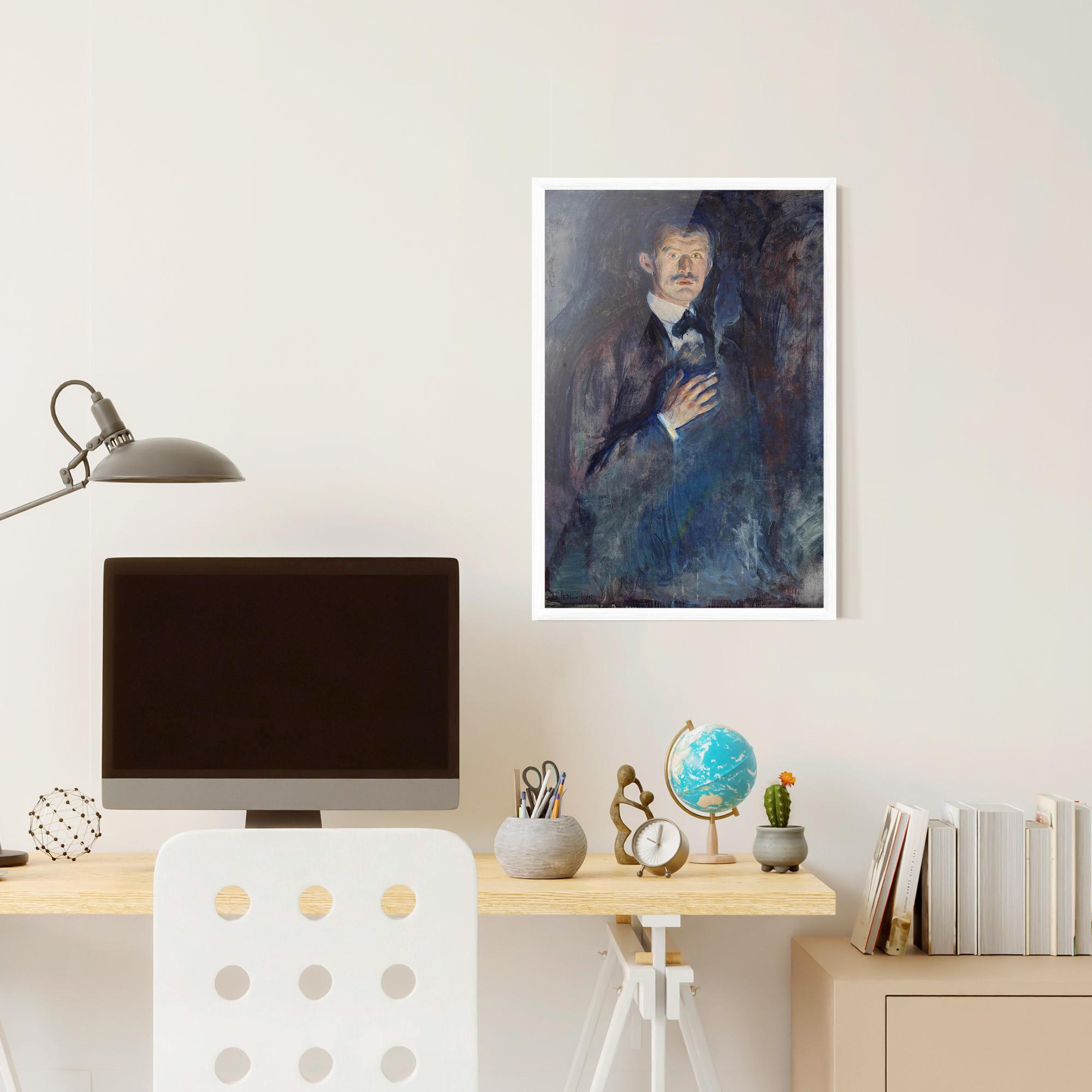 Poster Înrămat Self Burning Cigarette mockup 6