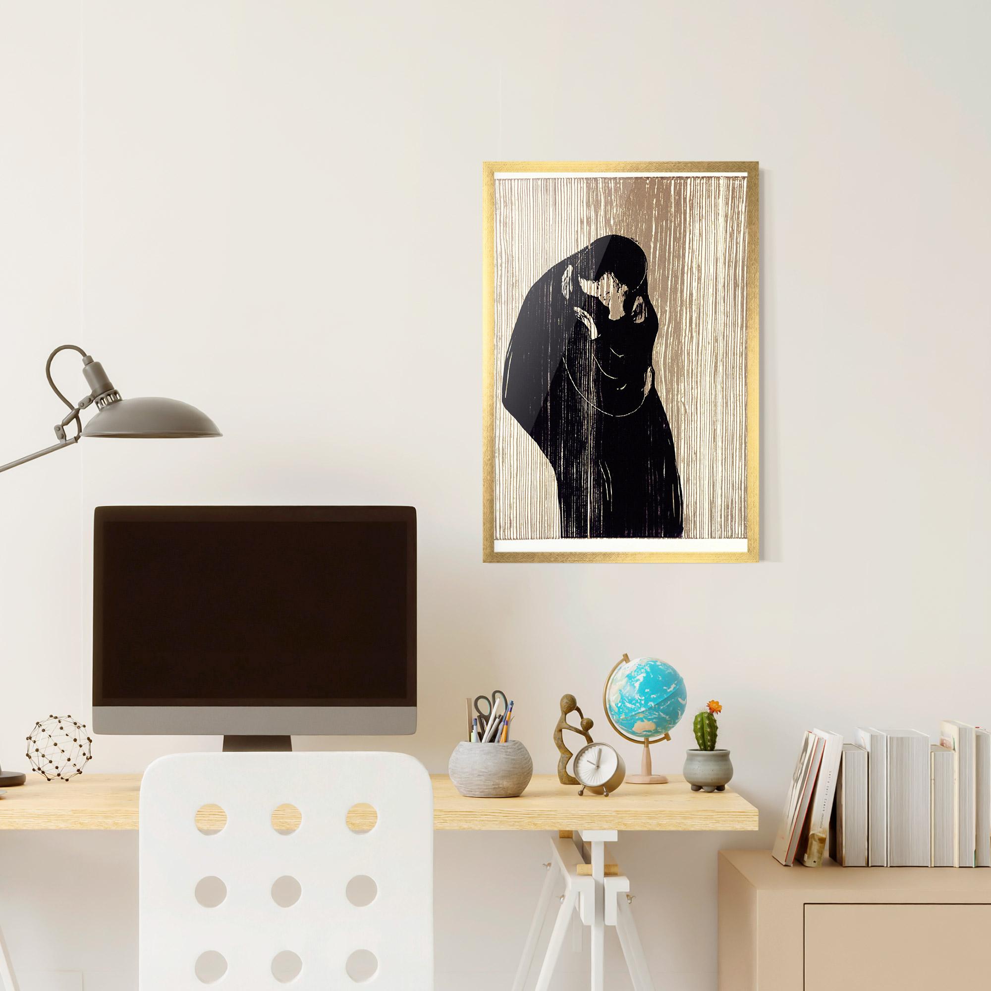 Poster Înrămat Kiss mockup 6