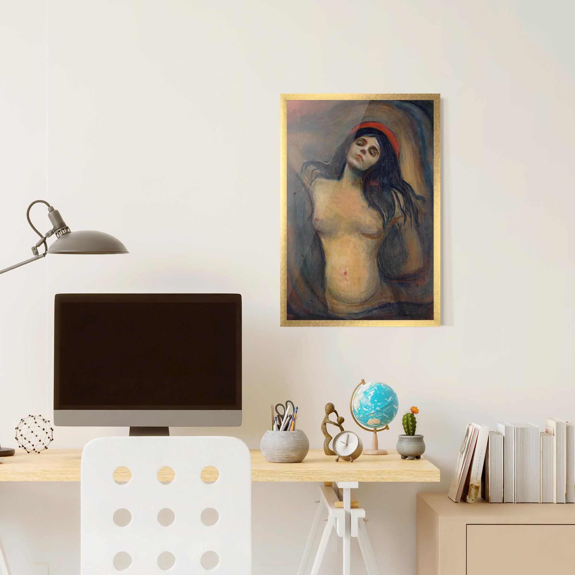 Poster Înrămat Madonna Oil Painting mockup 6