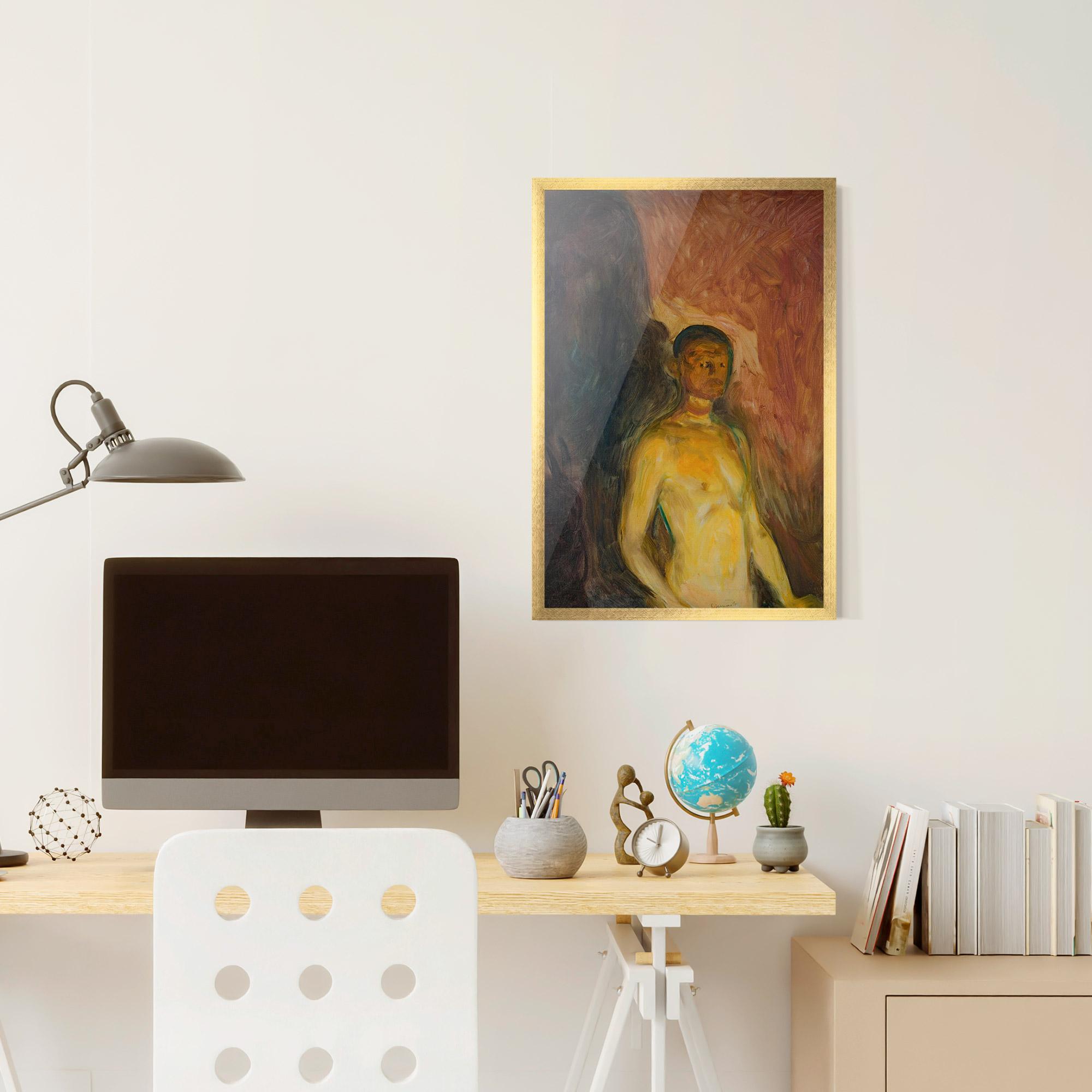 Poster Înrămat Self Portrait Hell mockup 6