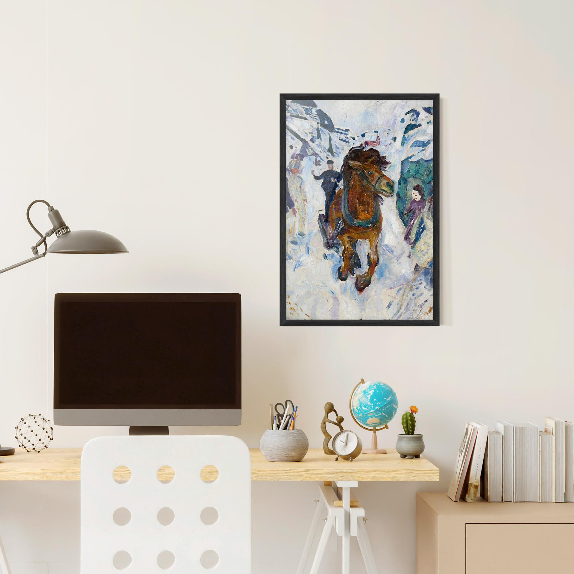 Poster Înrămat Galloping Horse mockup 6