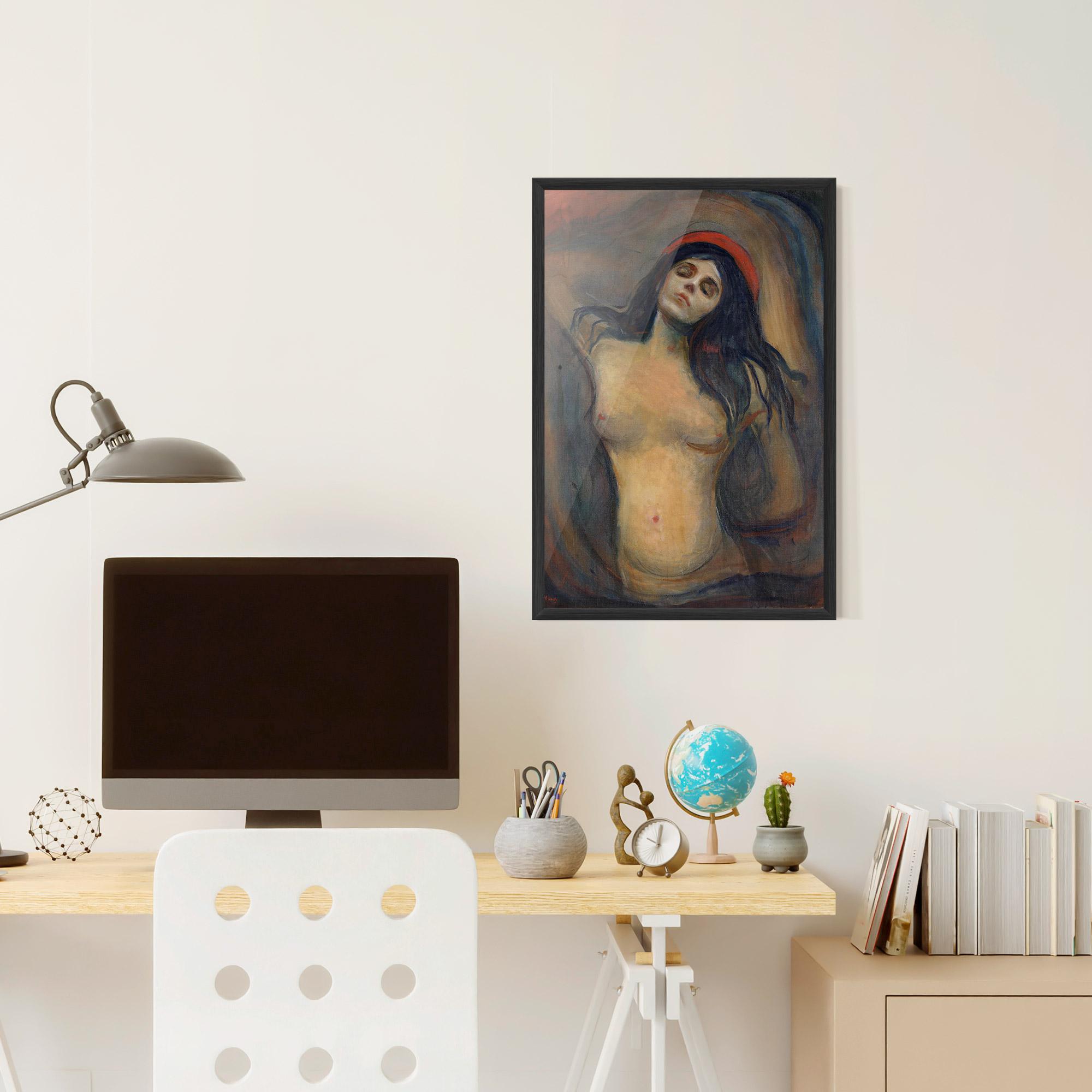 Poster Înrămat Madonna Oil Painting mockup 6
