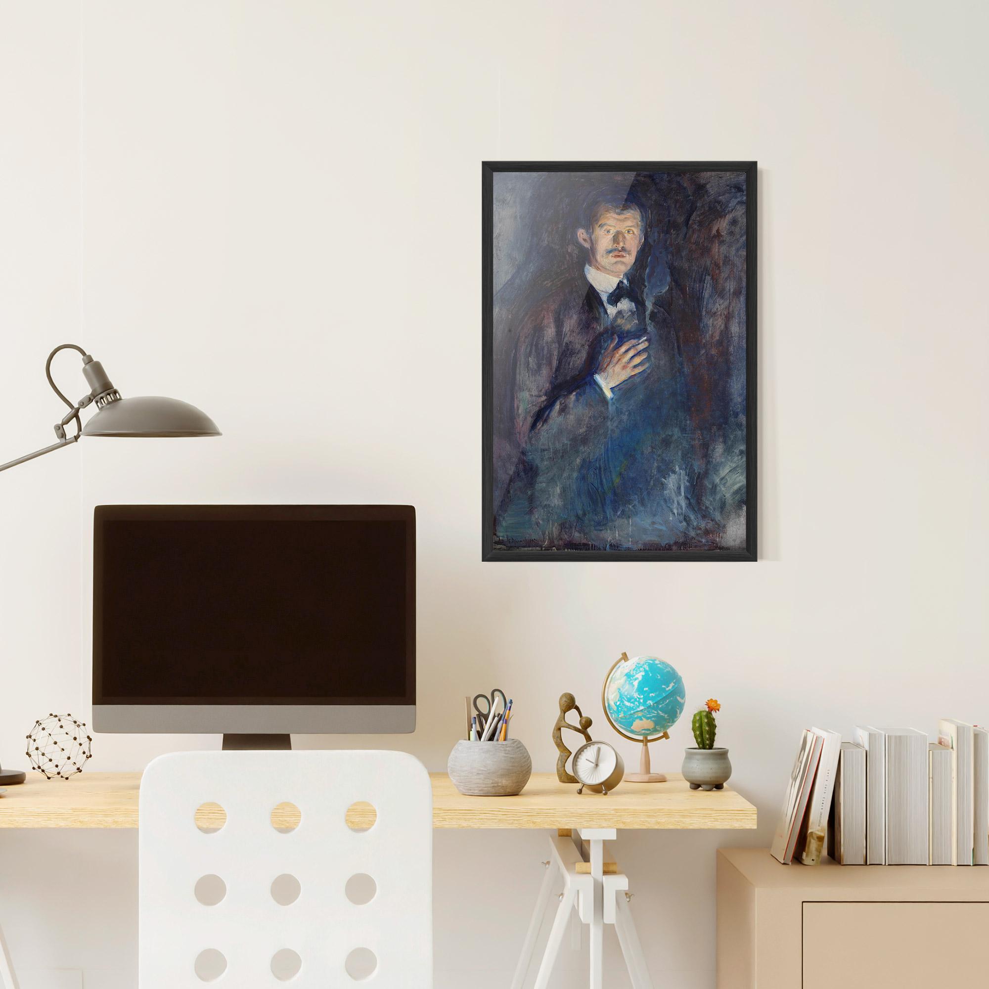 Poster Înrămat Self Burning Cigarette mockup 6