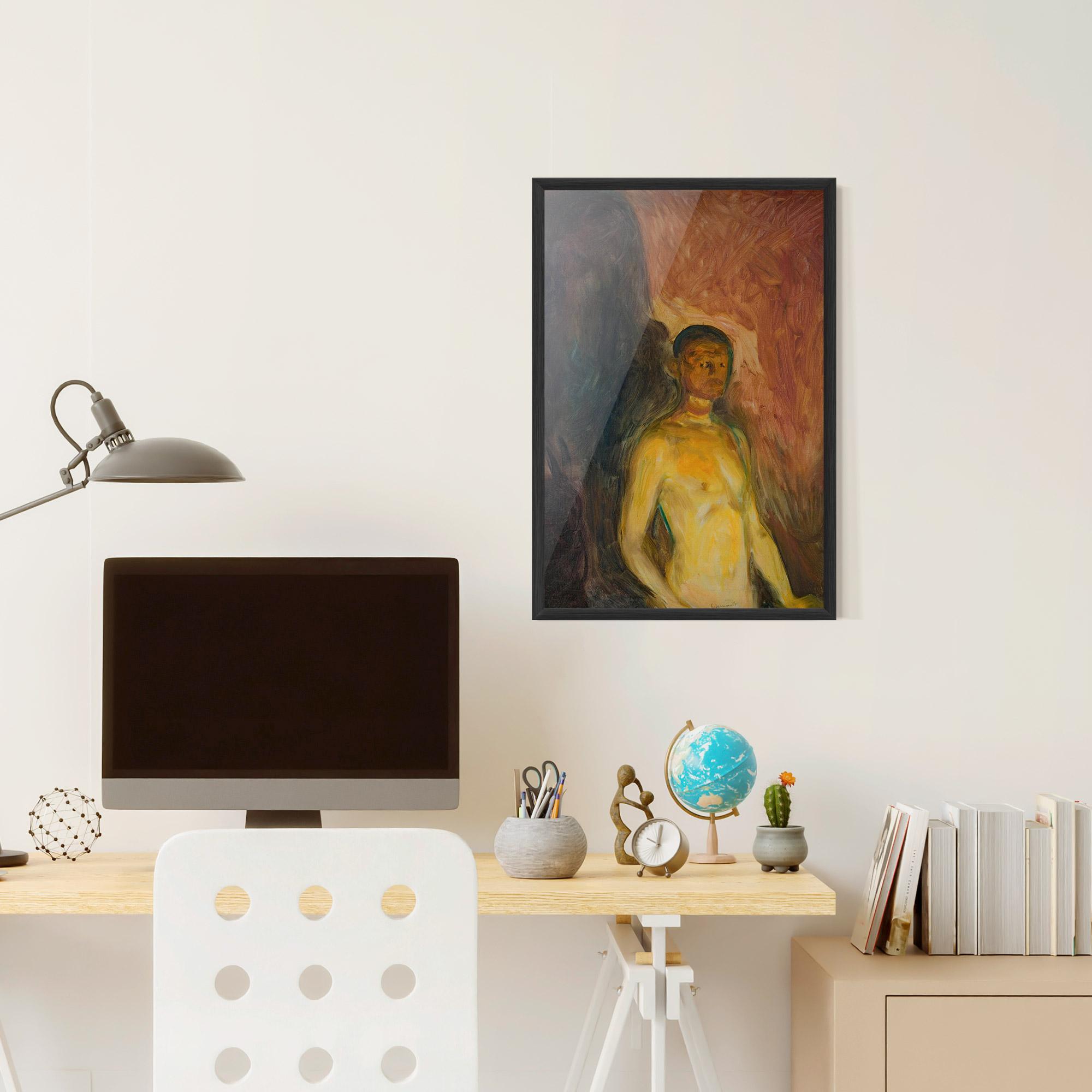 Poster Înrămat Self Portrait Hell mockup 6