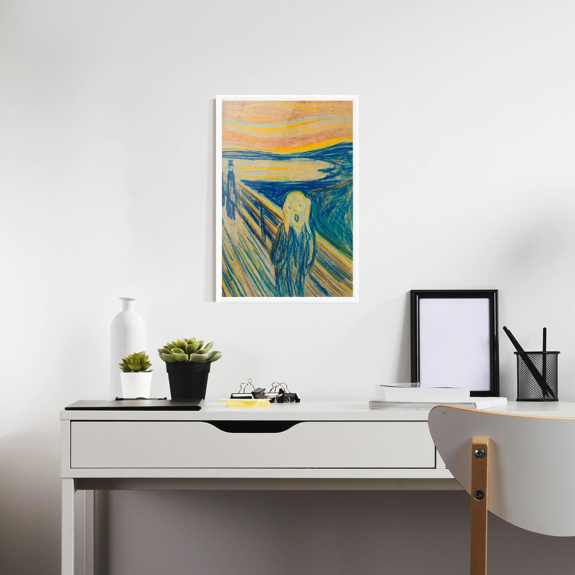 Poster Înrămat Skrik_1893 mockup 7