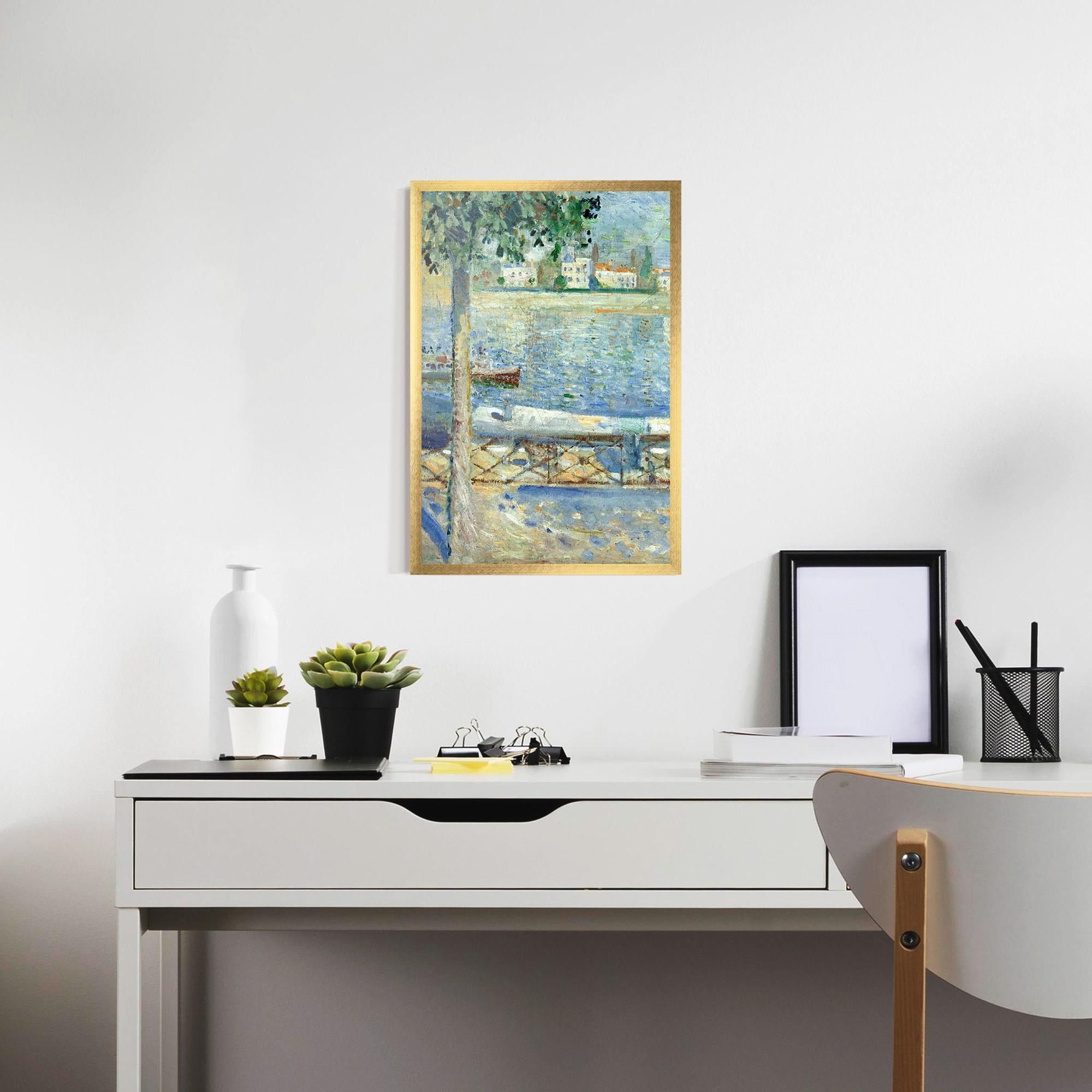 Poster Înrămat Seine At Saint mockup 7