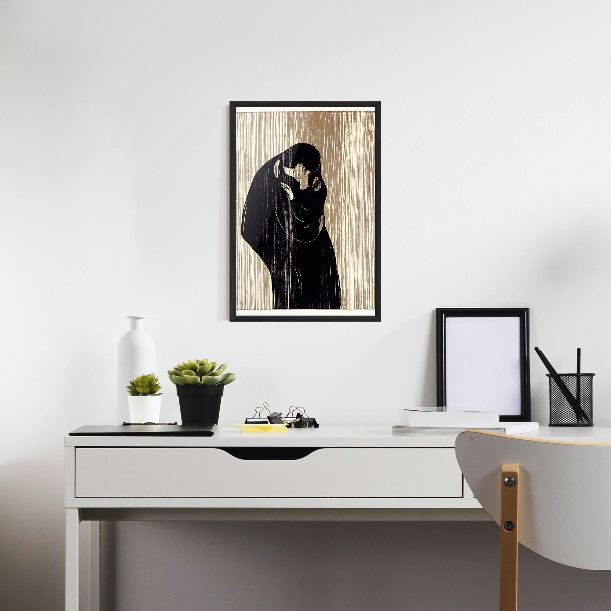 Poster Înrămat Kiss mockup 7