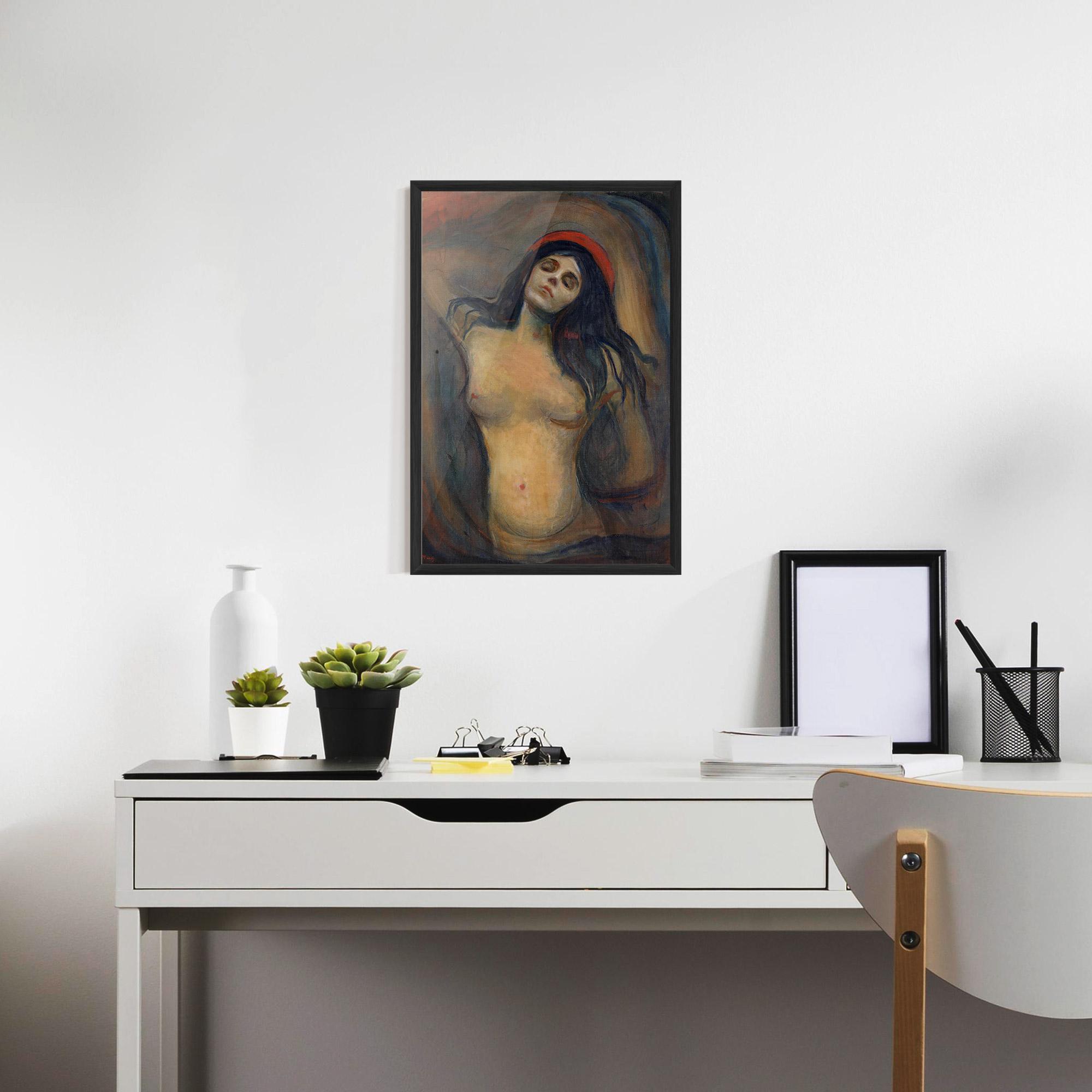 Poster Înrămat Madonna Oil Painting mockup 7
