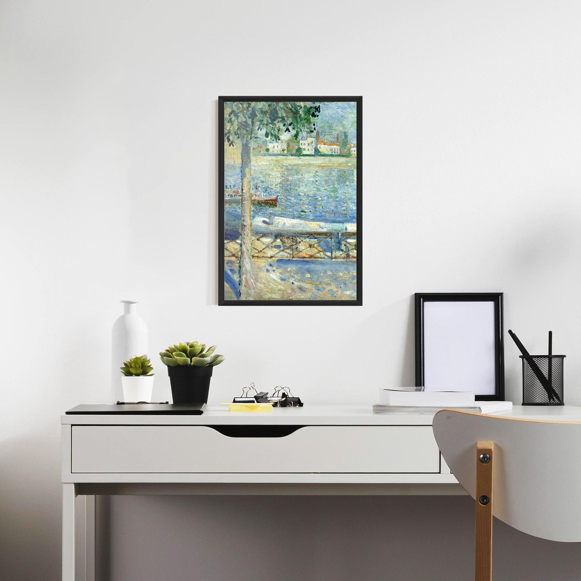 Poster Înrămat Seine At Saint mockup 7