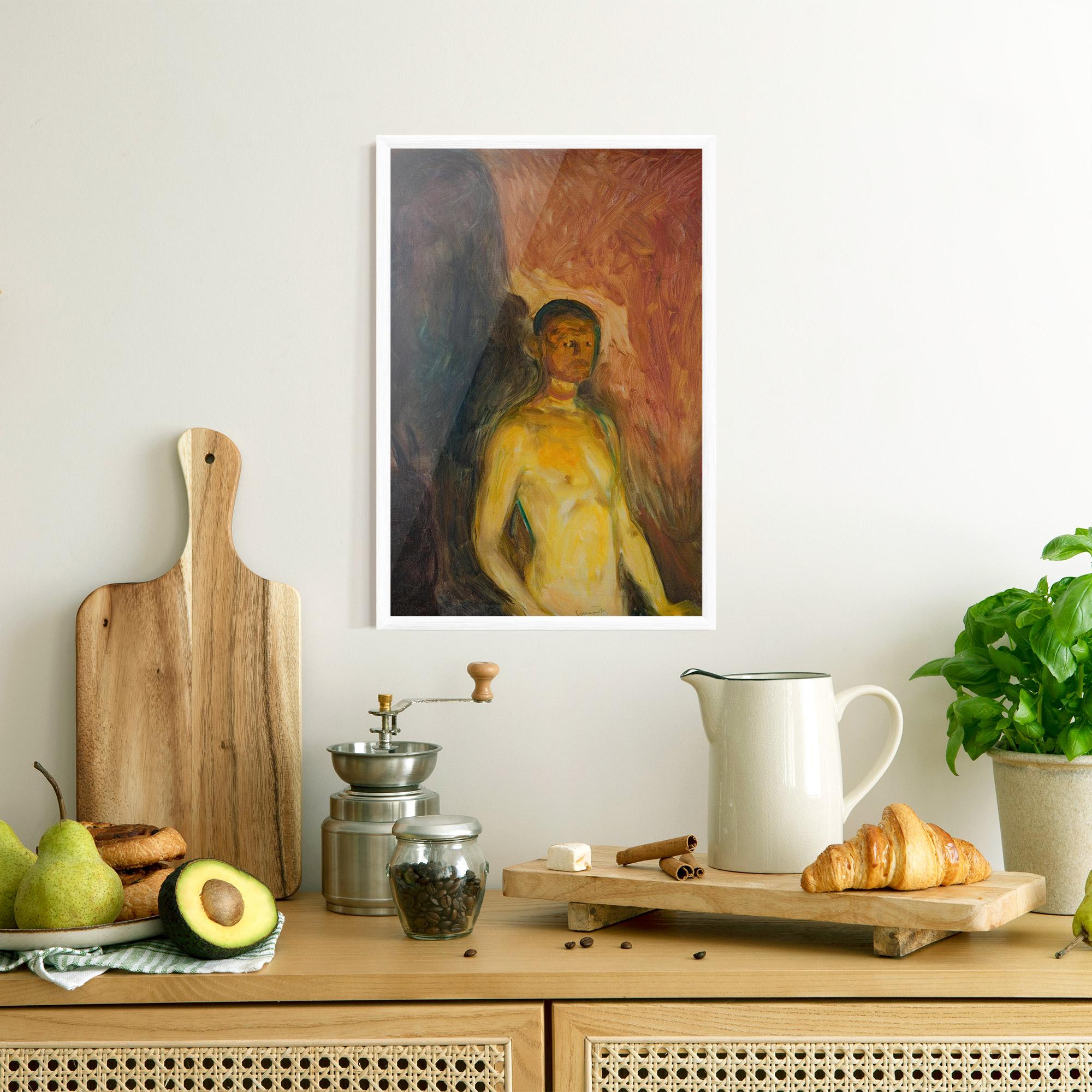 Poster Înrămat Self Portrait Hell mockup 8