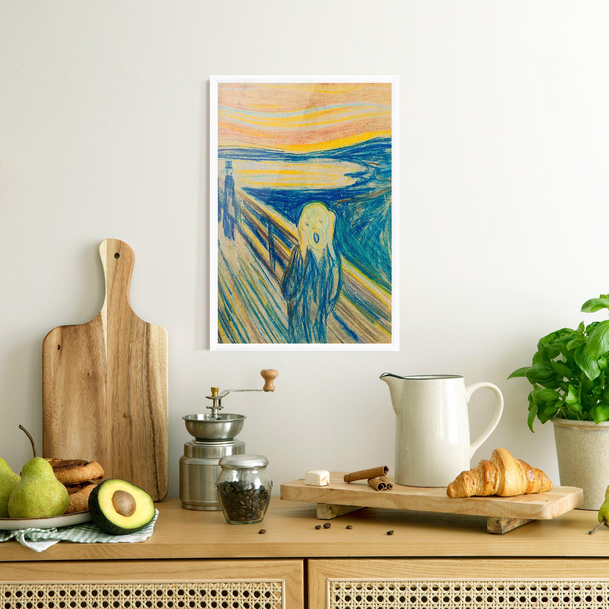 Poster Înrămat Skrik_1893 mockup 8