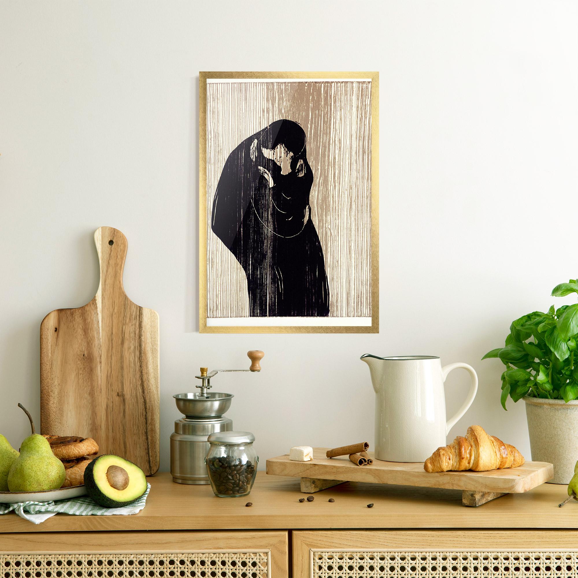 Poster Înrămat Kiss mockup 8