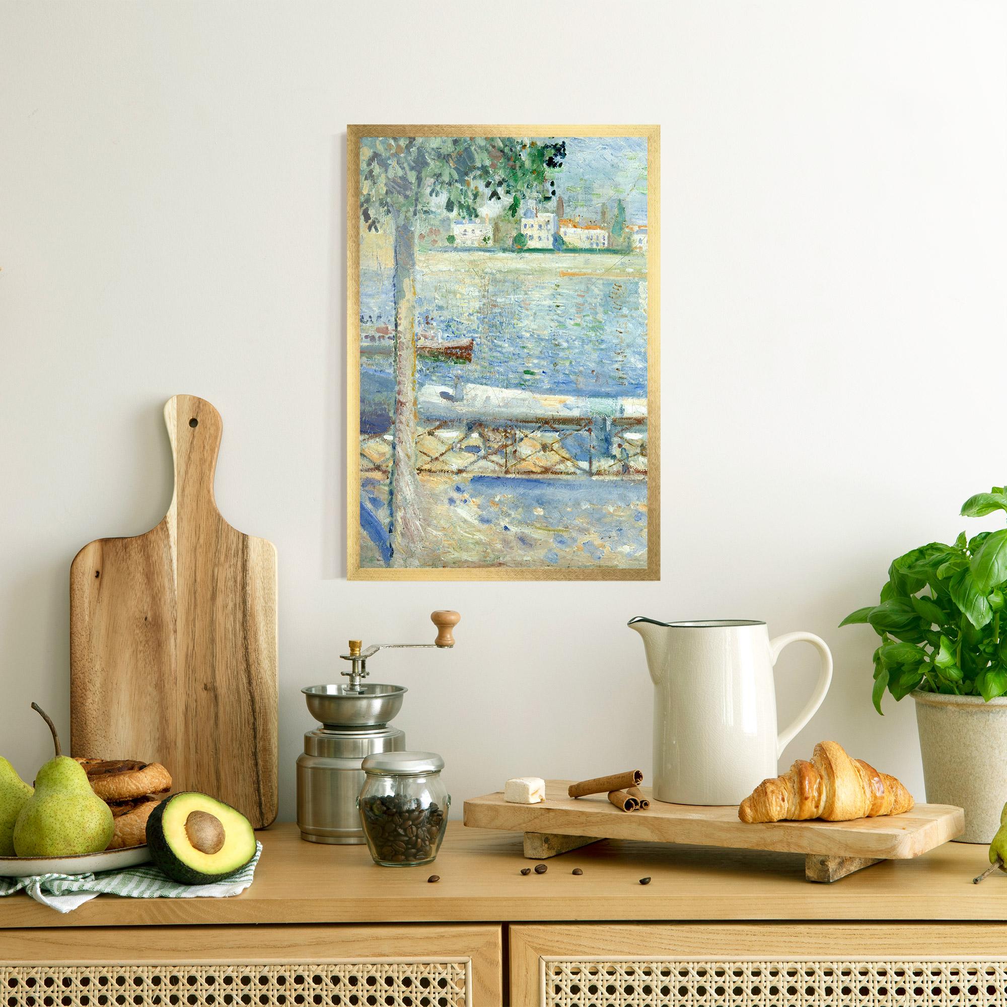 Poster Înrămat Seine At Saint mockup 8