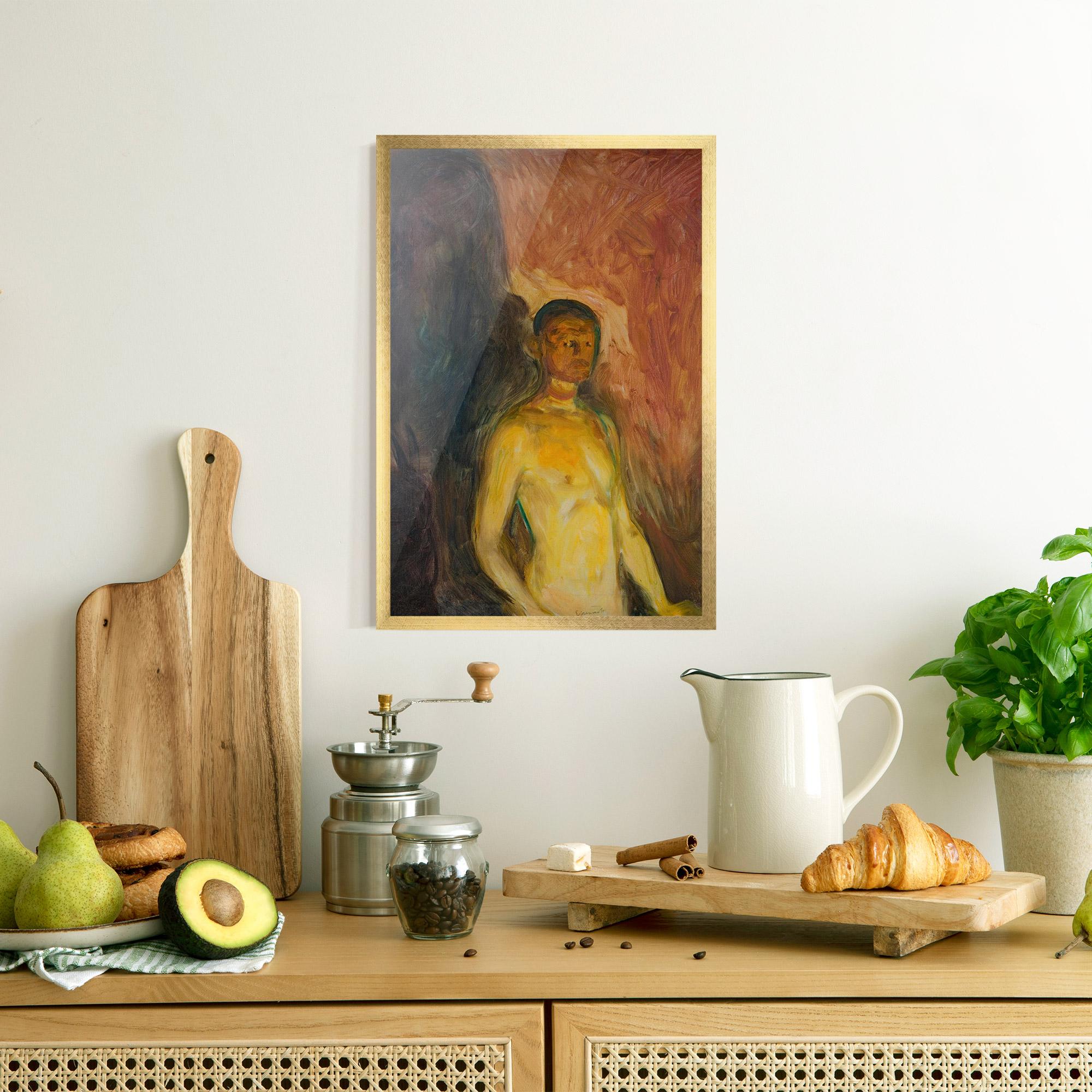 Poster Înrămat Self Portrait Hell mockup 8