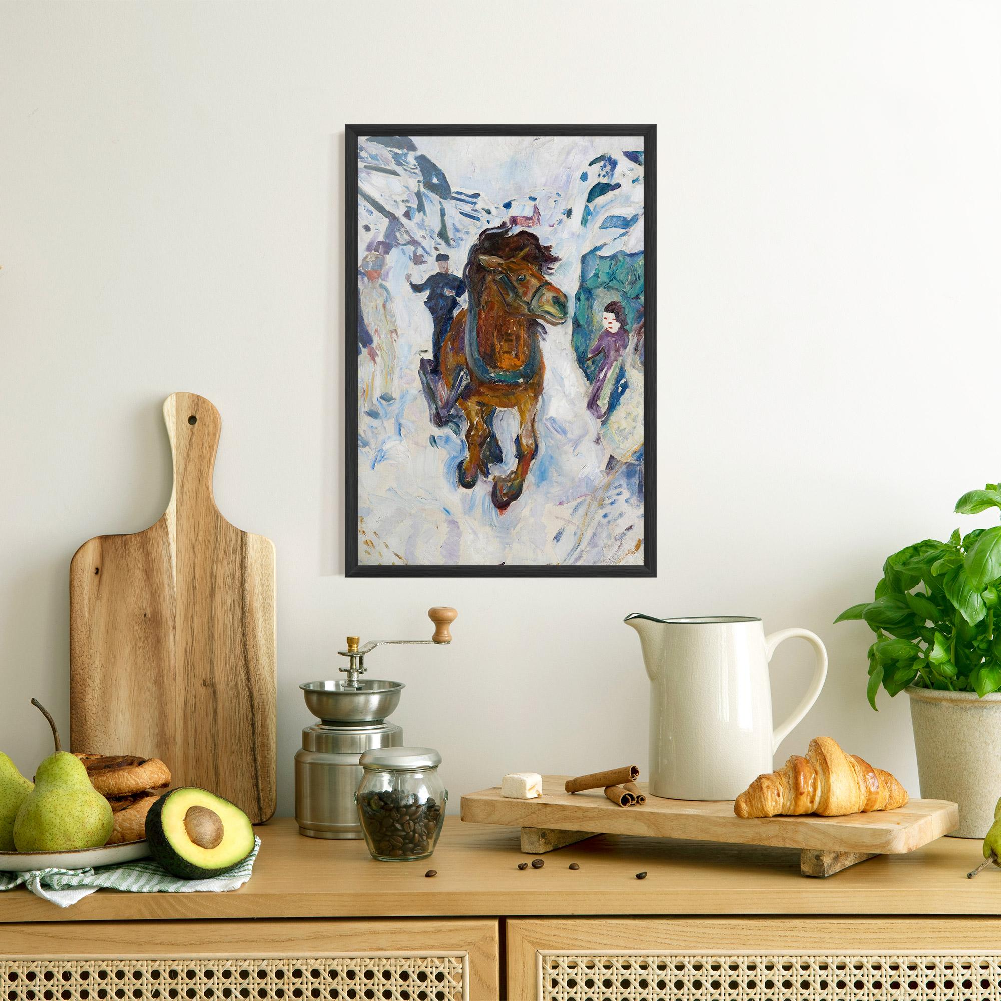 Poster Înrămat Galloping Horse mockup 8