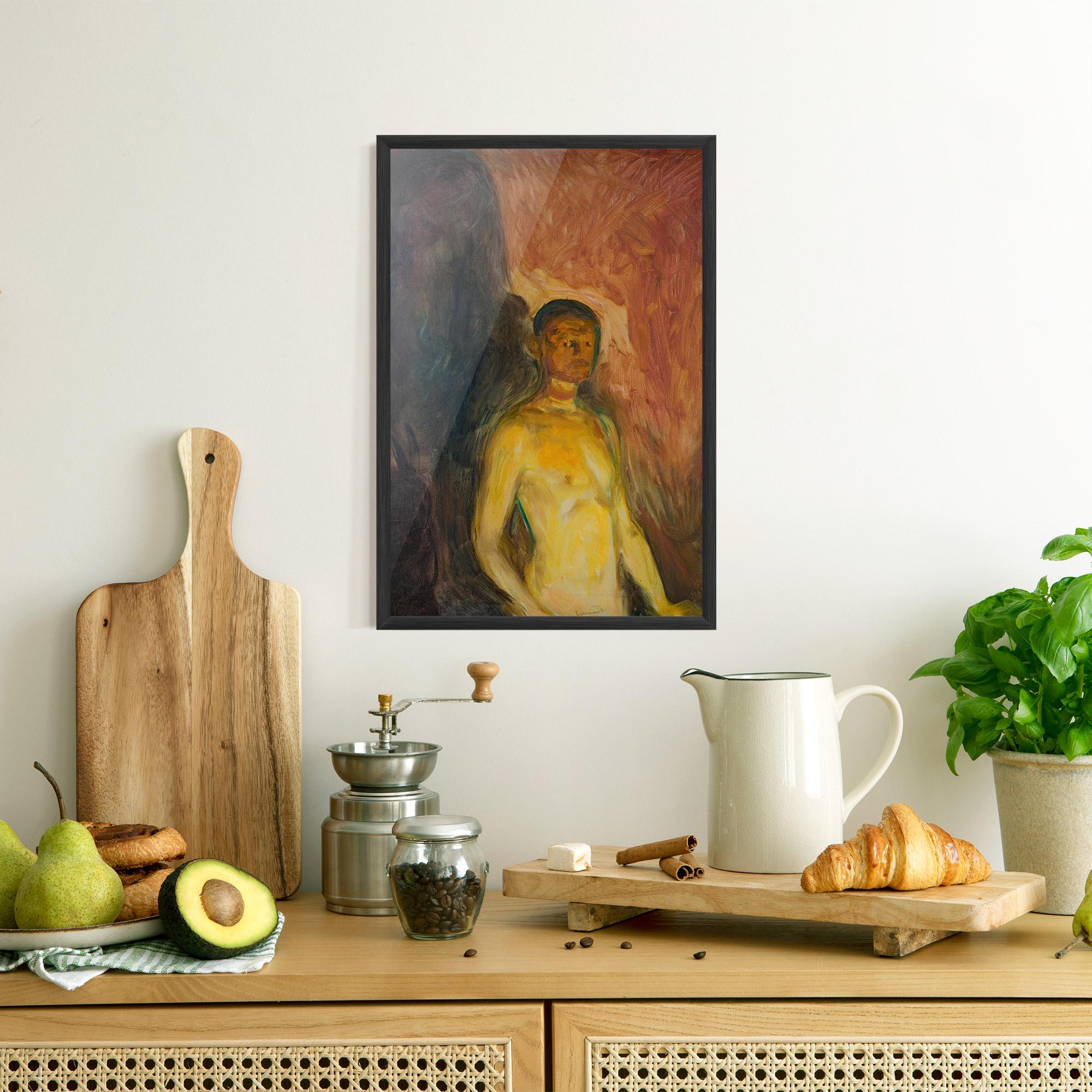 Poster Înrămat Self Portrait Hell mockup 8