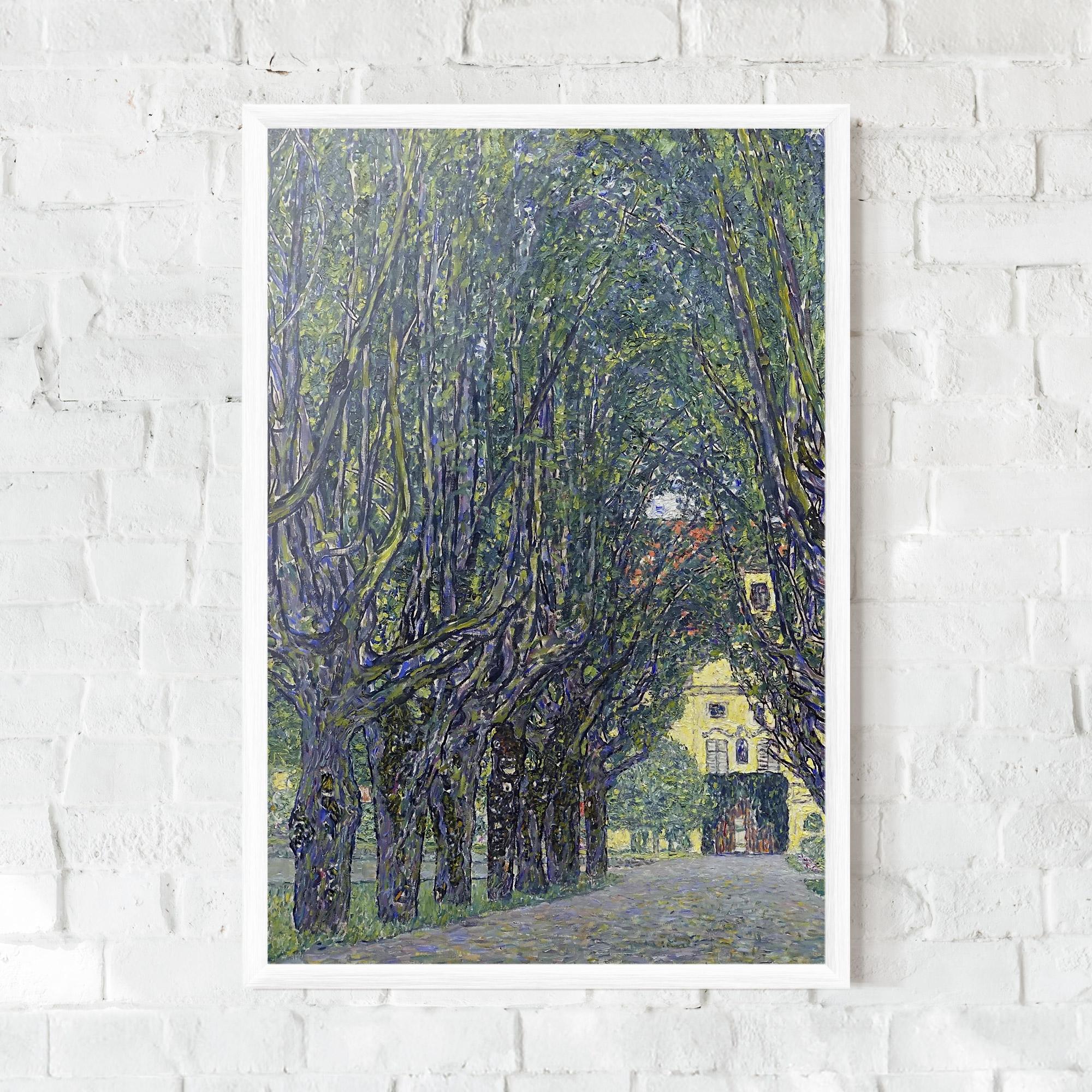 Poster Înrămat Allee At Schloss Kammer mockup 0