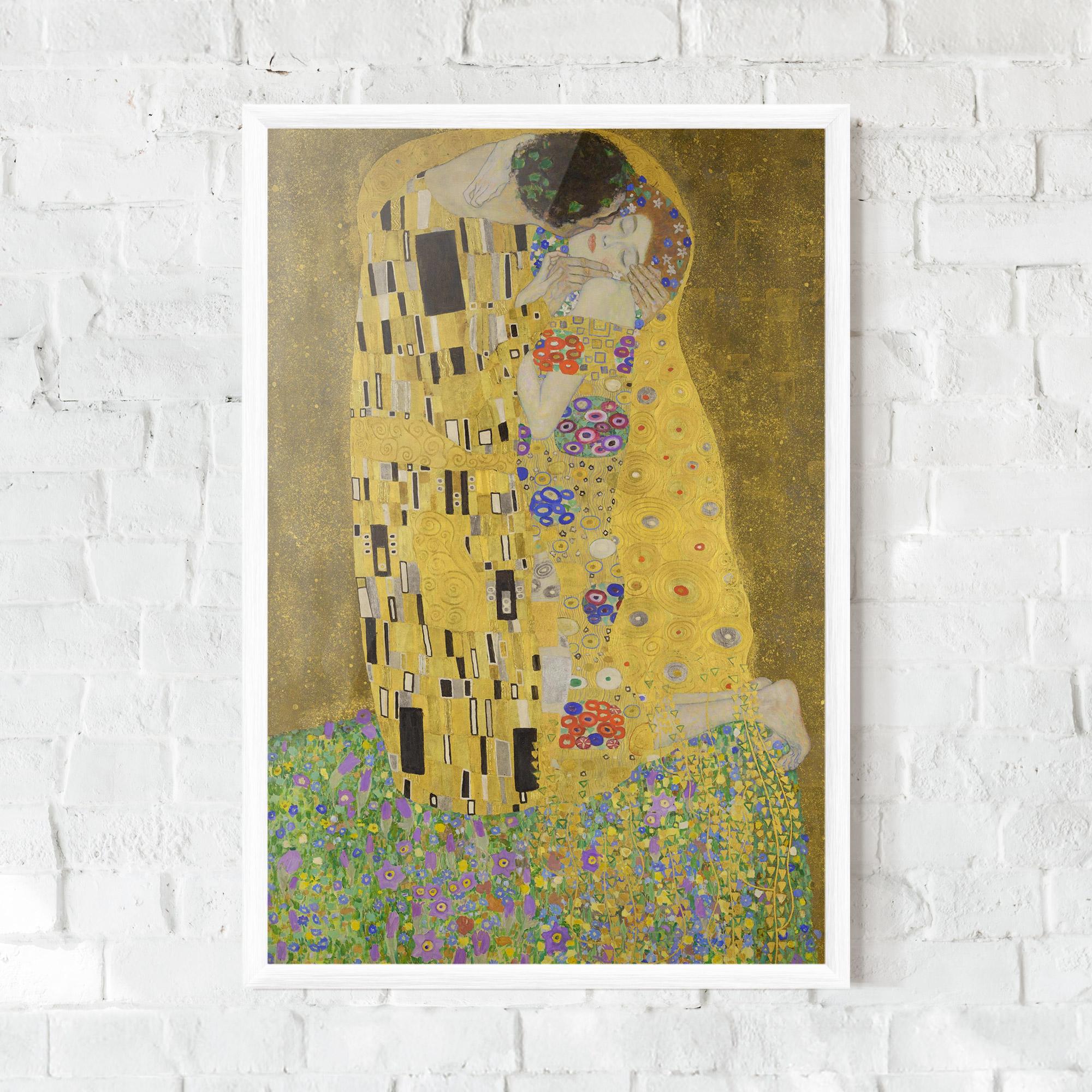 Poster Înrămat The Kiss mockup 0