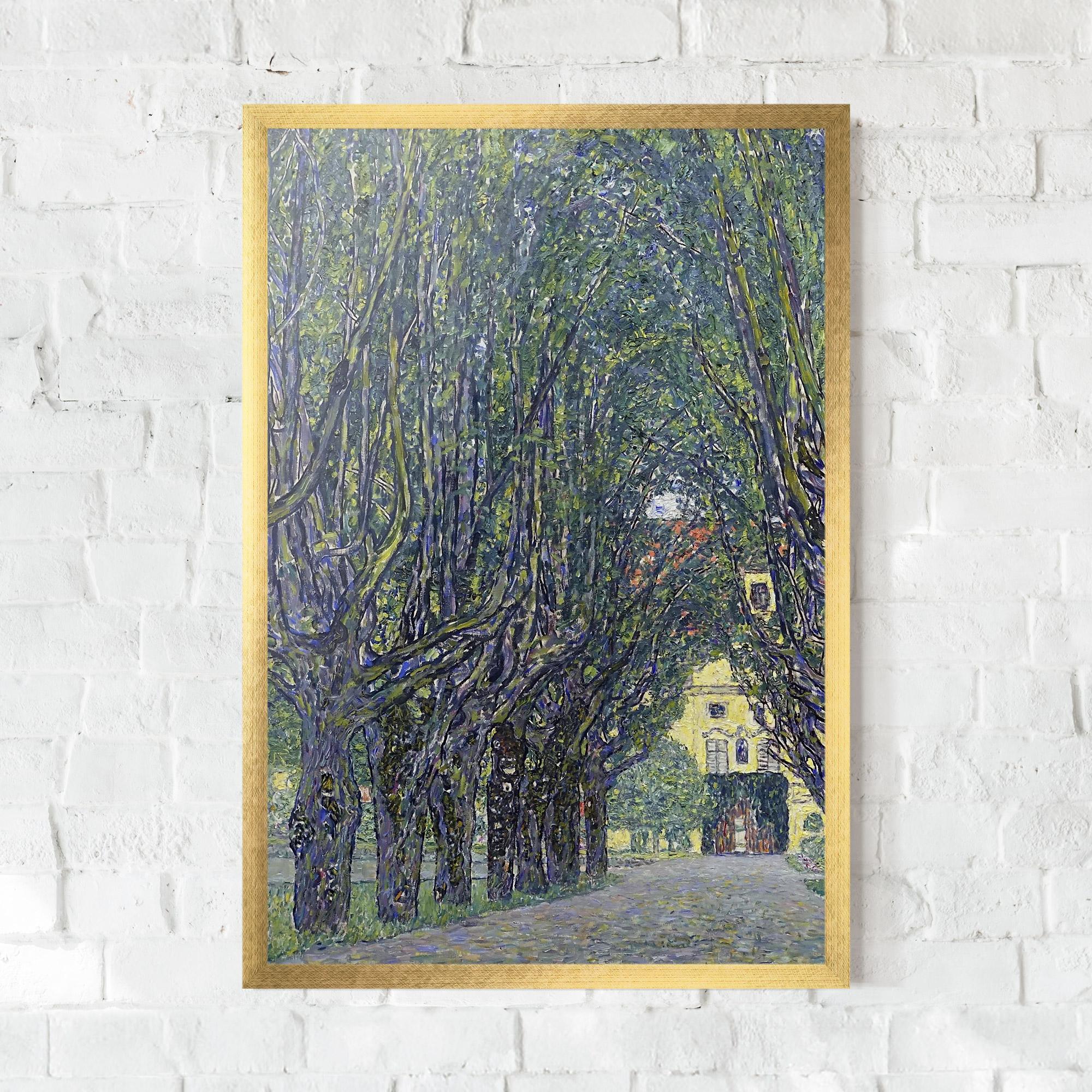 Poster Înrămat Allee At Schloss Kammer mockup 0