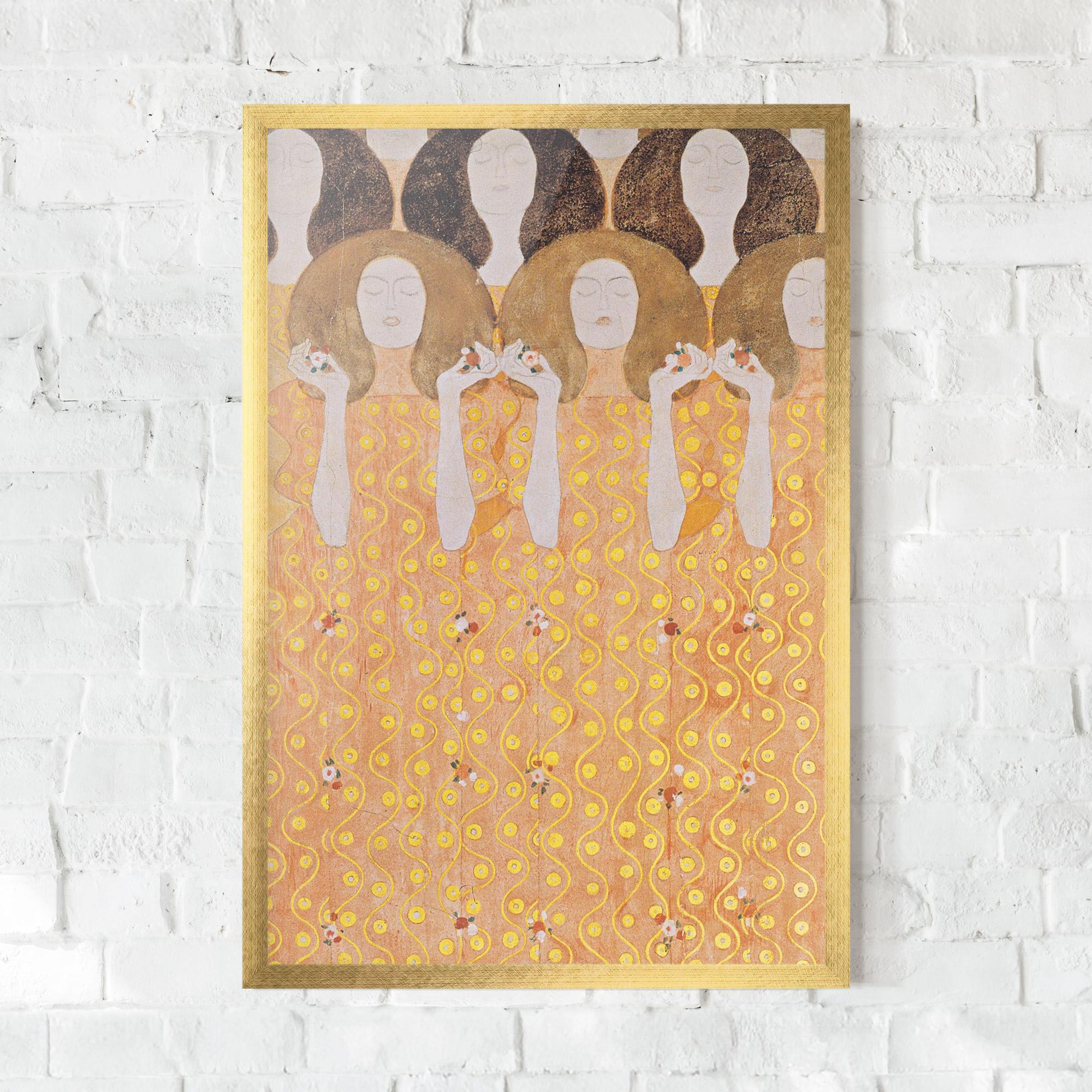 Poster Înrămat Beethoven Frieze mockup 0