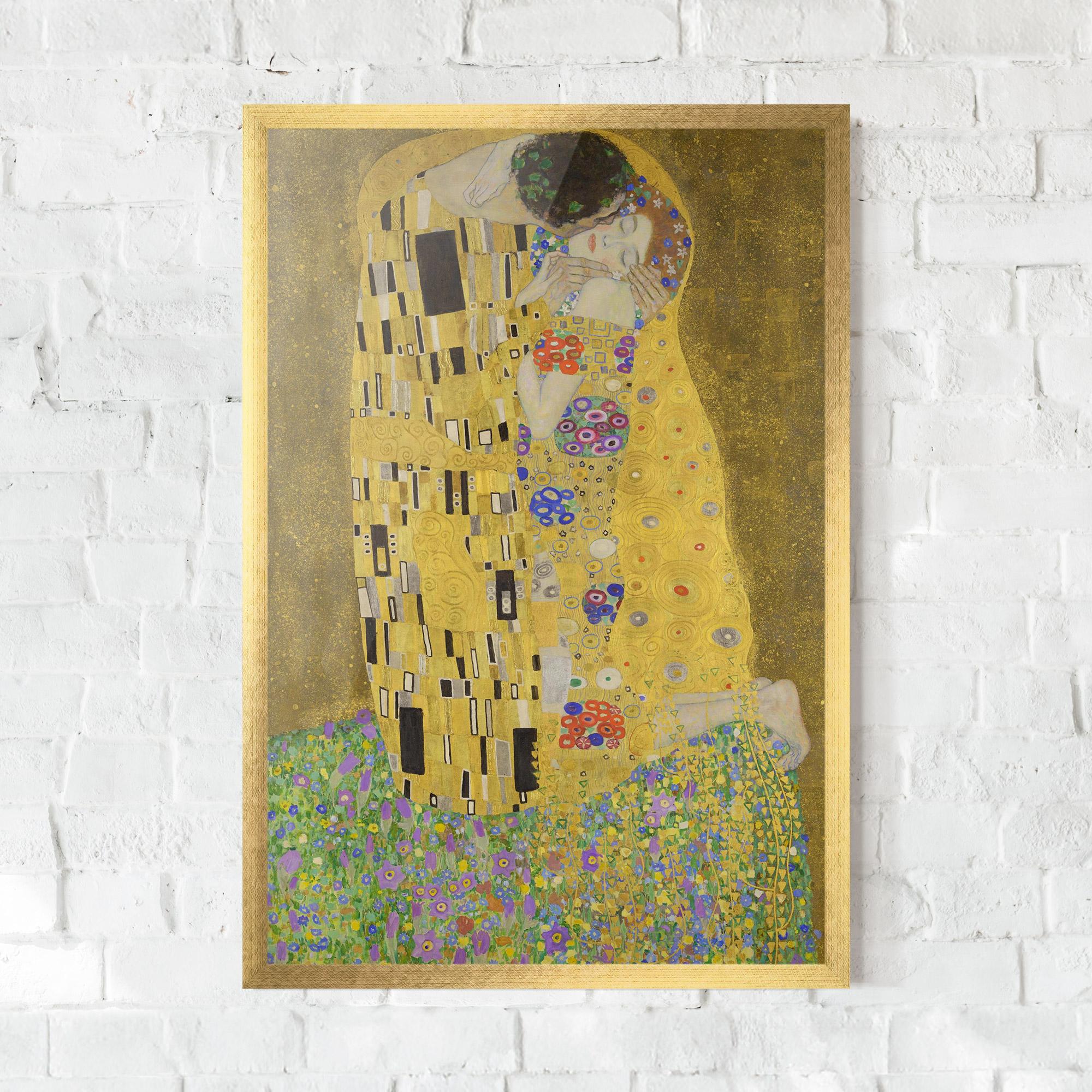 Poster Înrămat The Kiss mockup 0