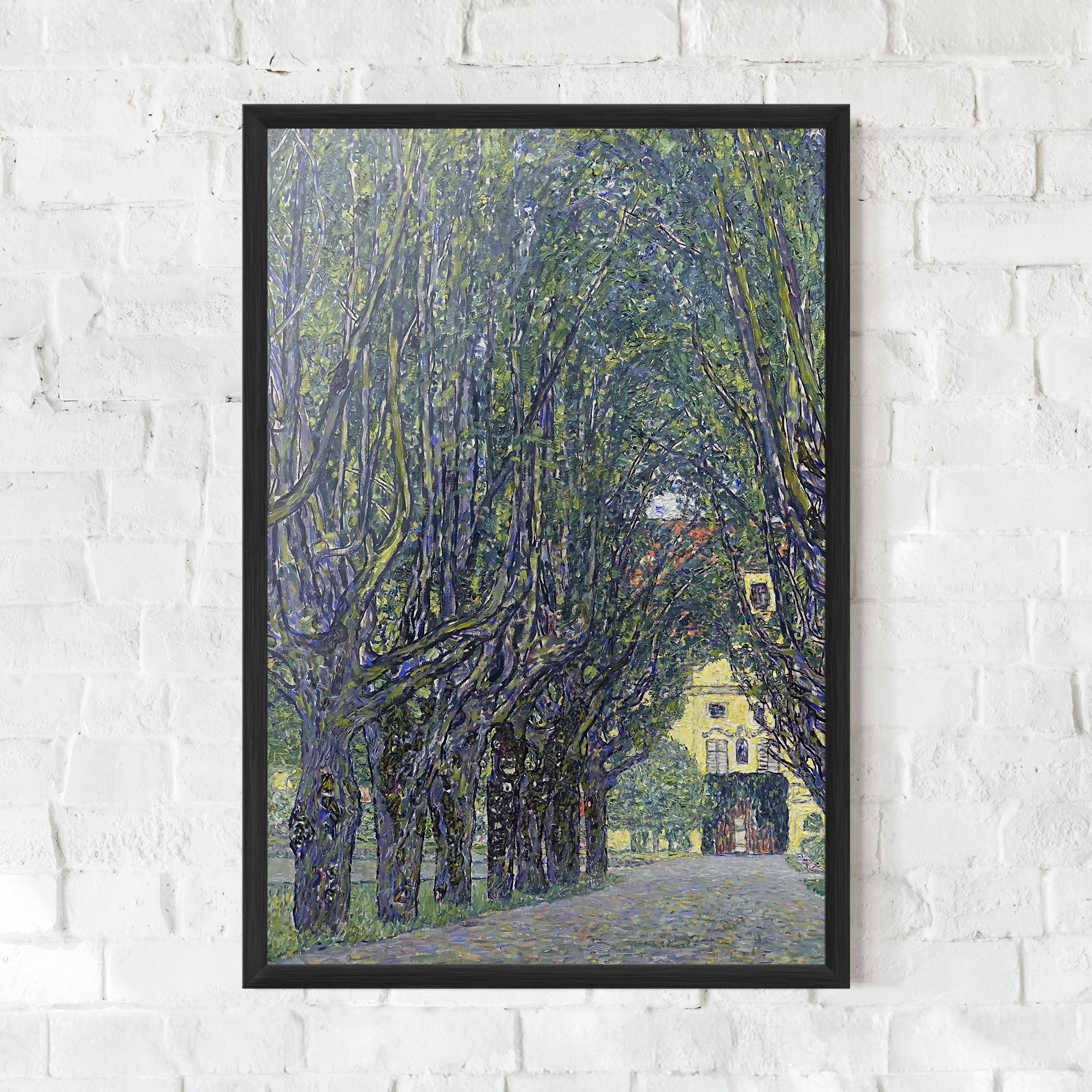 Poster Înrămat Allee At Schloss Kammer mockup 0