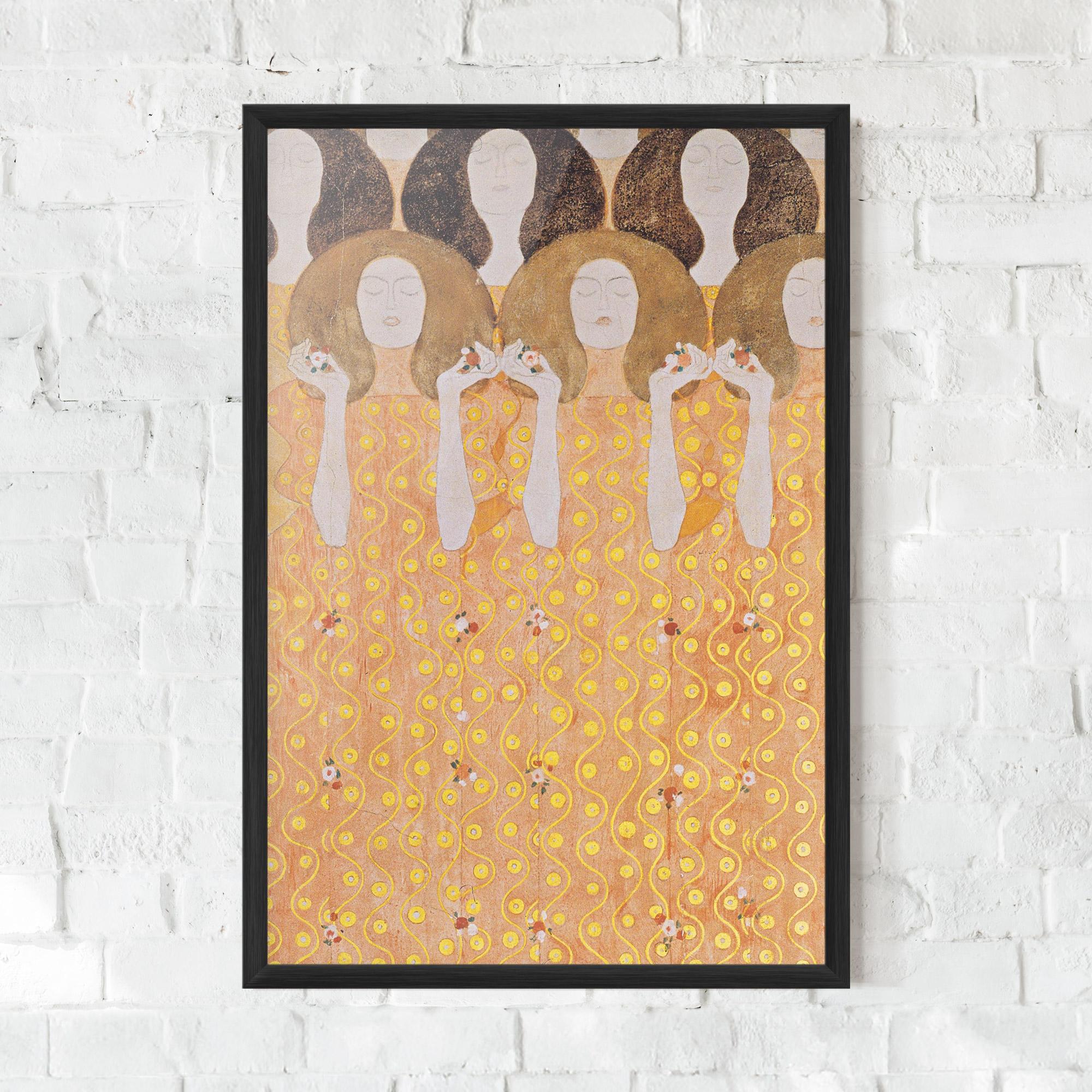 Poster Înrămat Beethoven Frieze mockup 0